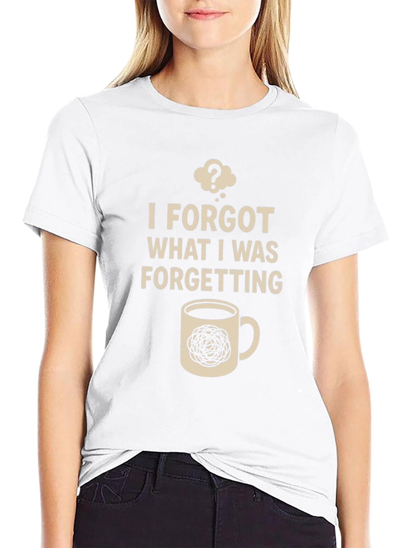 Forgetful Coffee T-Shirt - Novelty Graphic Tee