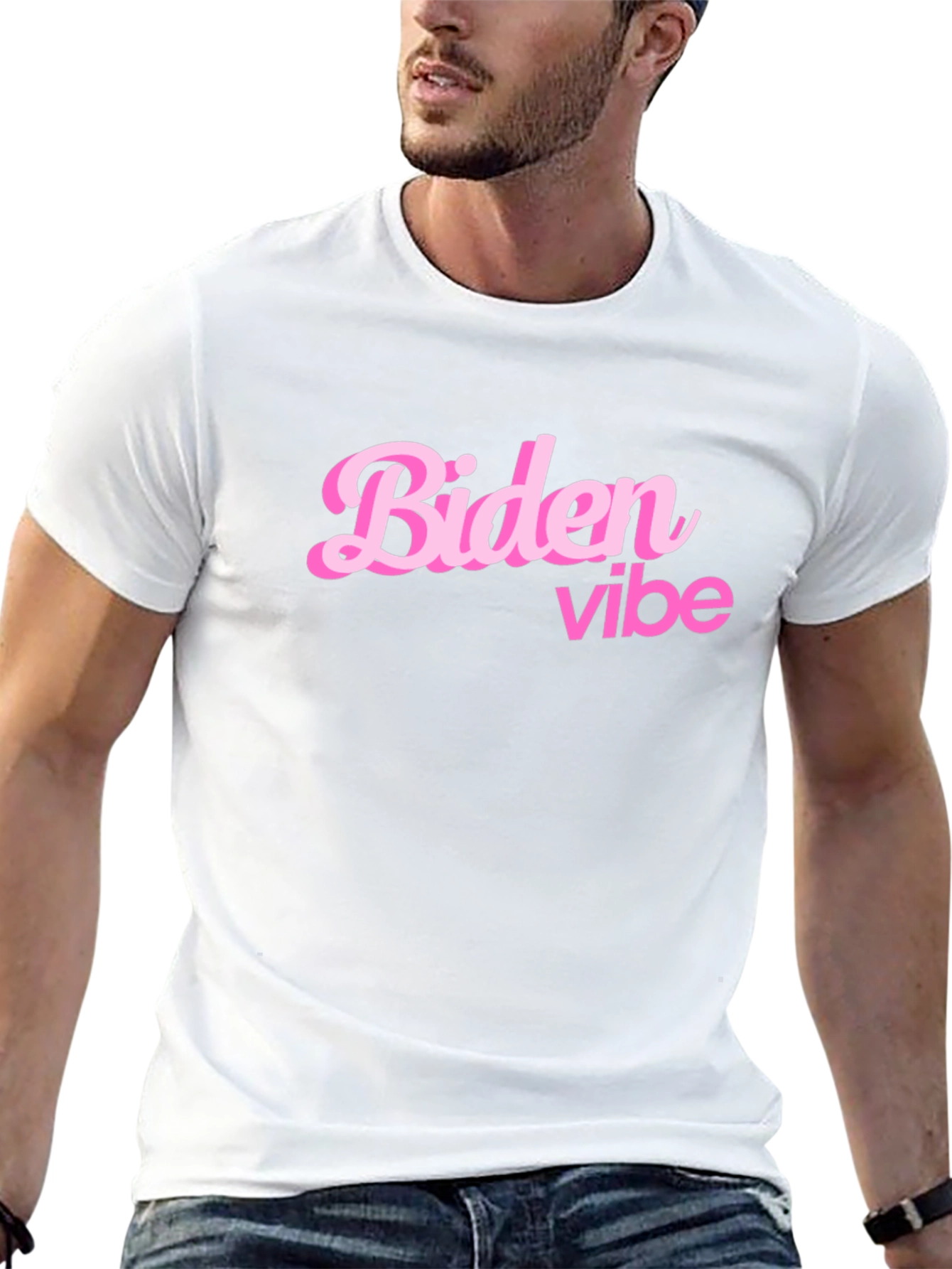 Biden Vibe Graphic Tee - Statement T-Shirt