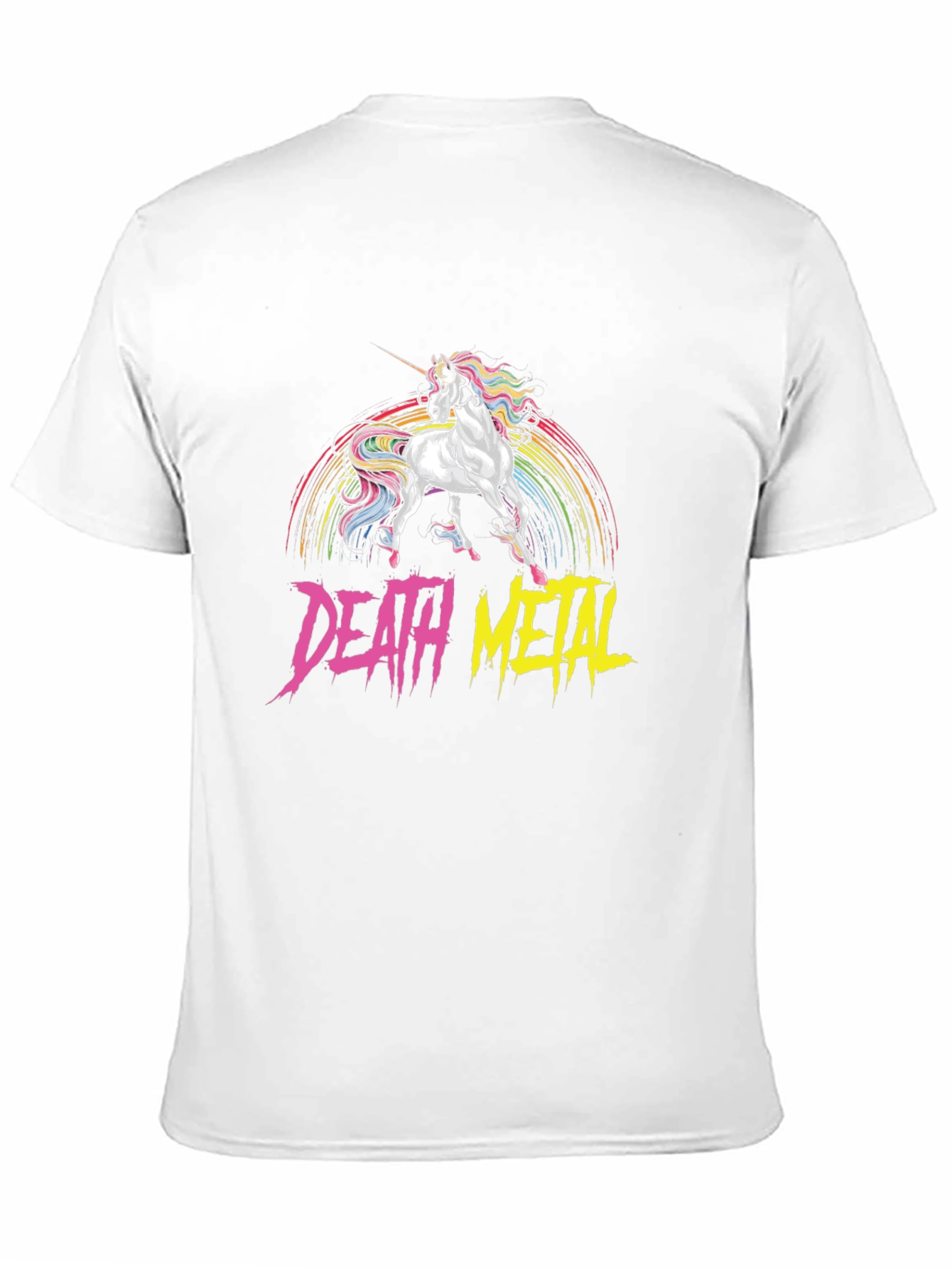 Death Metal Unicorn Black T-Shirt