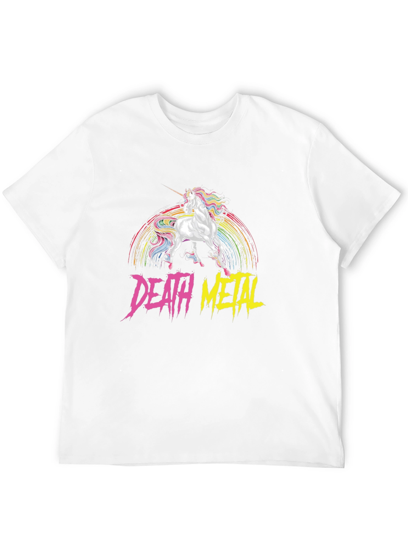 Death Metal Unicorn Black T-Shirt