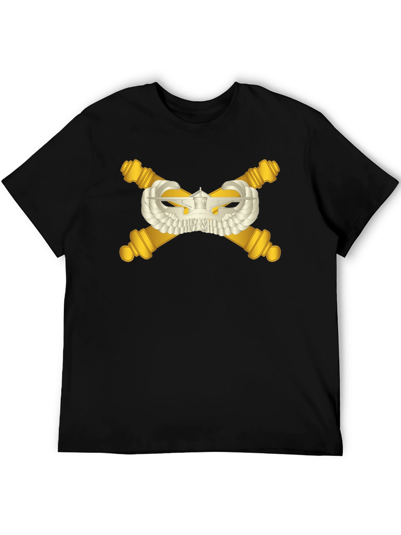 Cannon & Wings Black T-Shirt