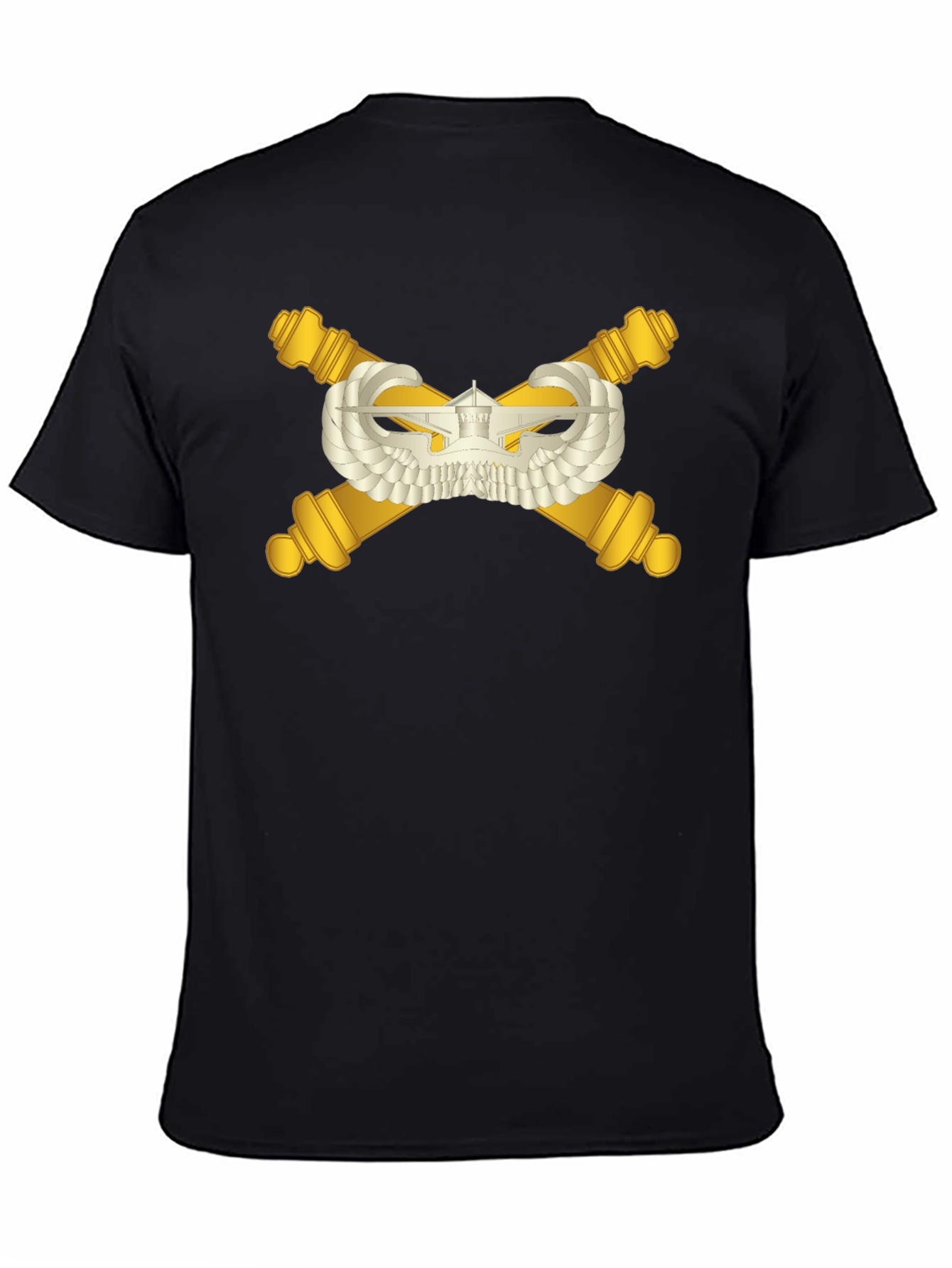 Cannon & Wings Black T-Shirt