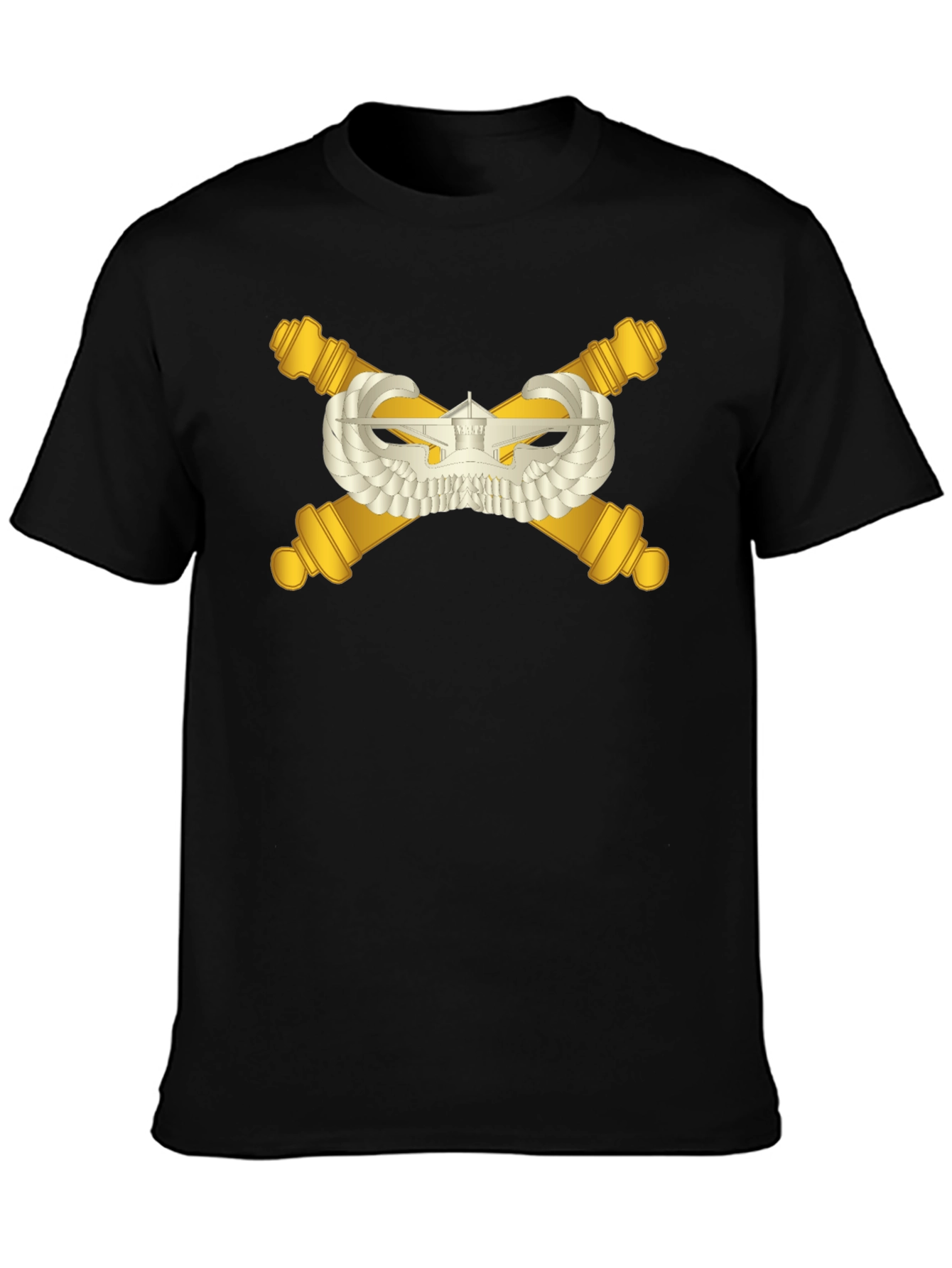 Cannon & Wings Black T-Shirt