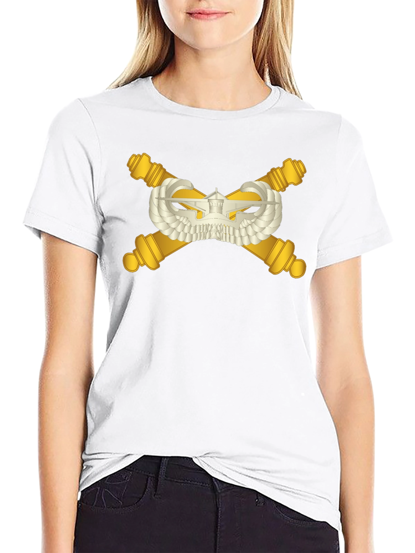 Cannon & Wings Black T-Shirt