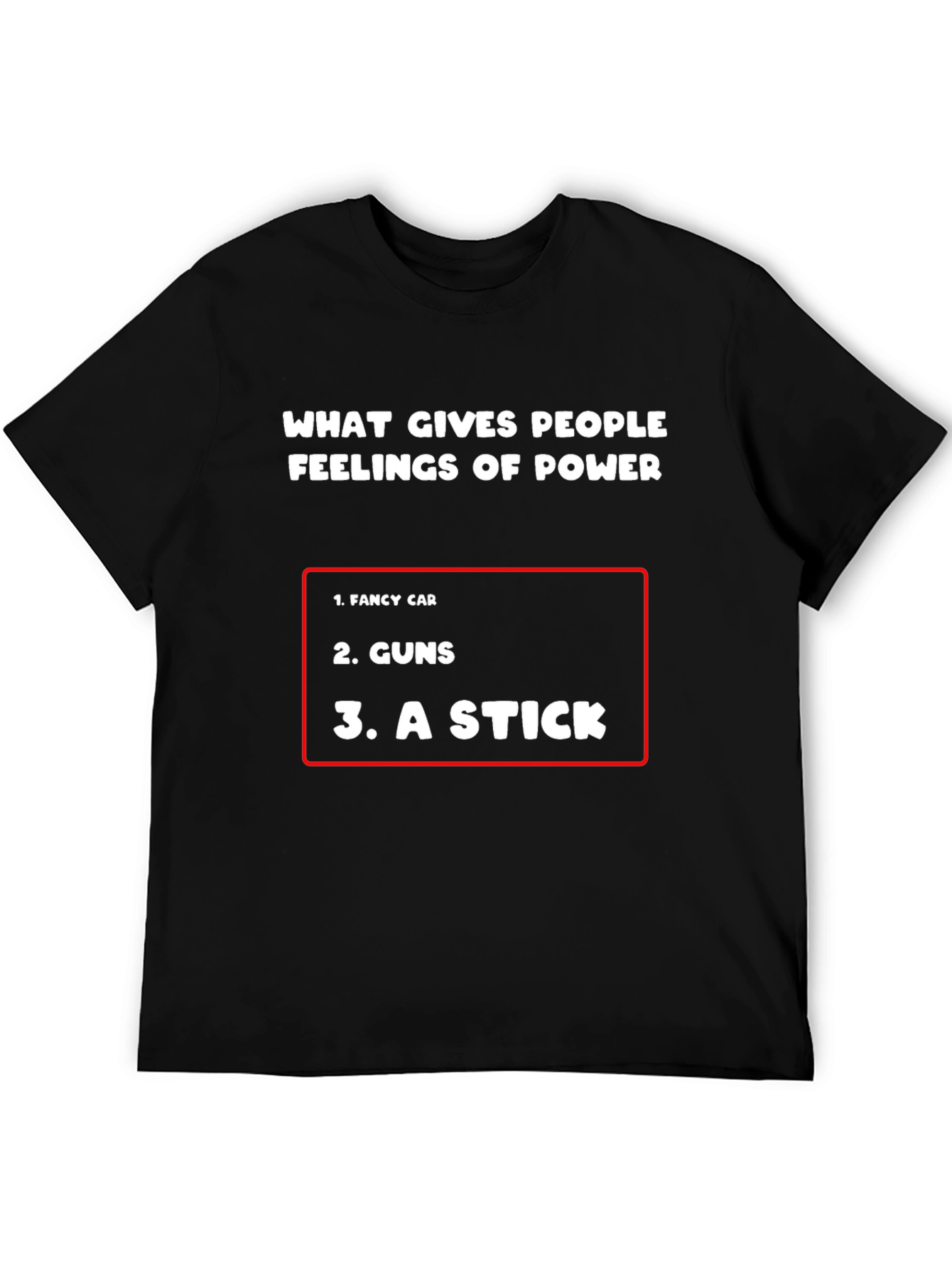 Funny Power List T-Shirt
