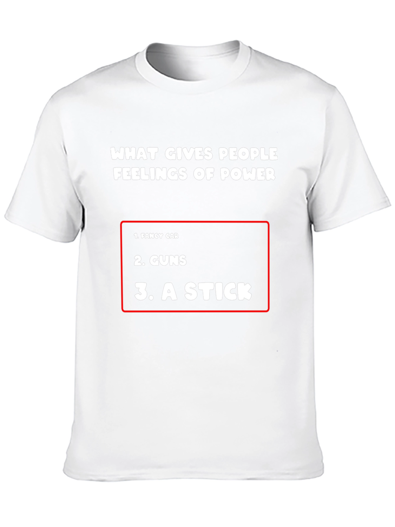 Funny Power List T-Shirt