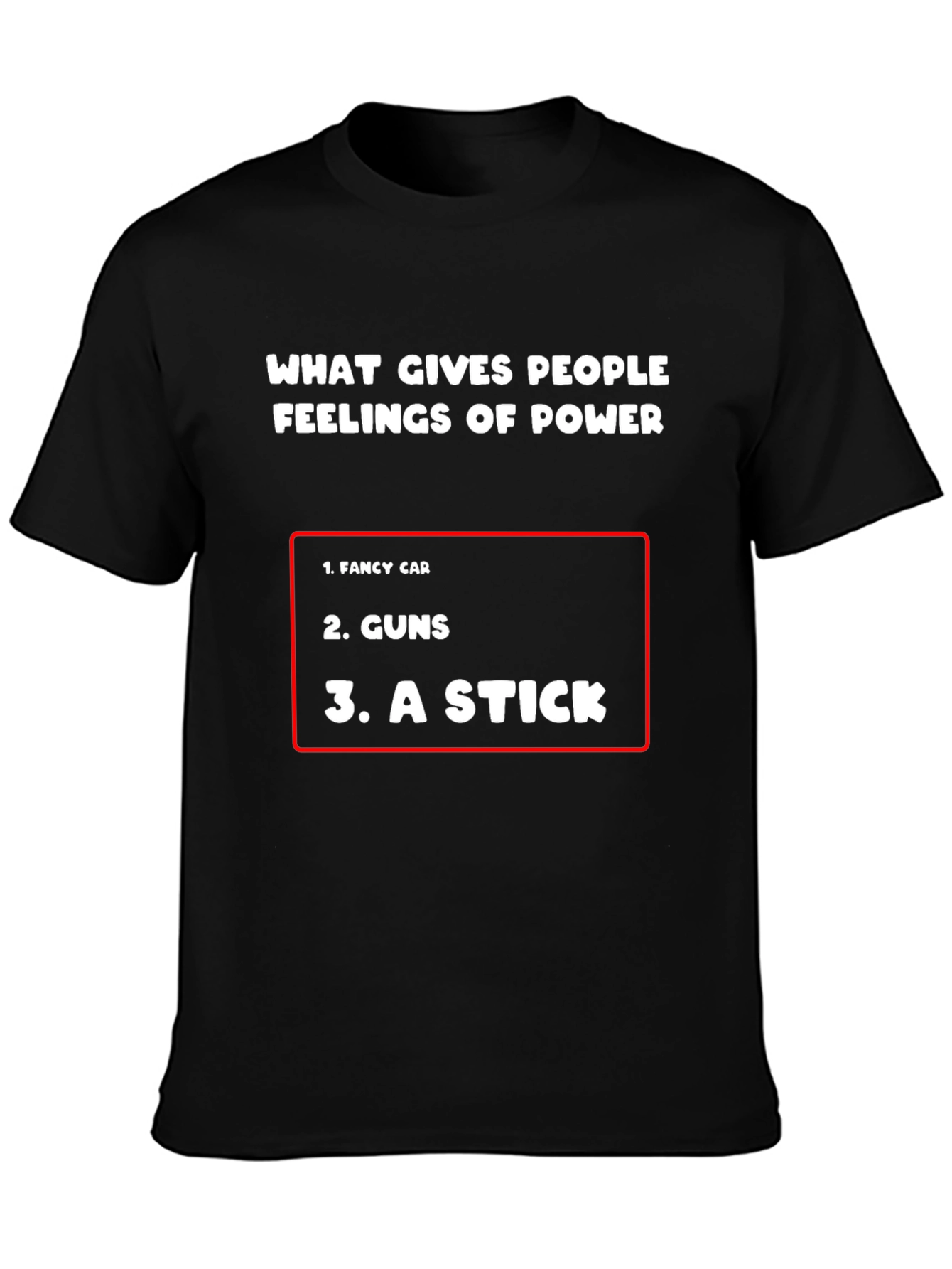Funny Power List T-Shirt