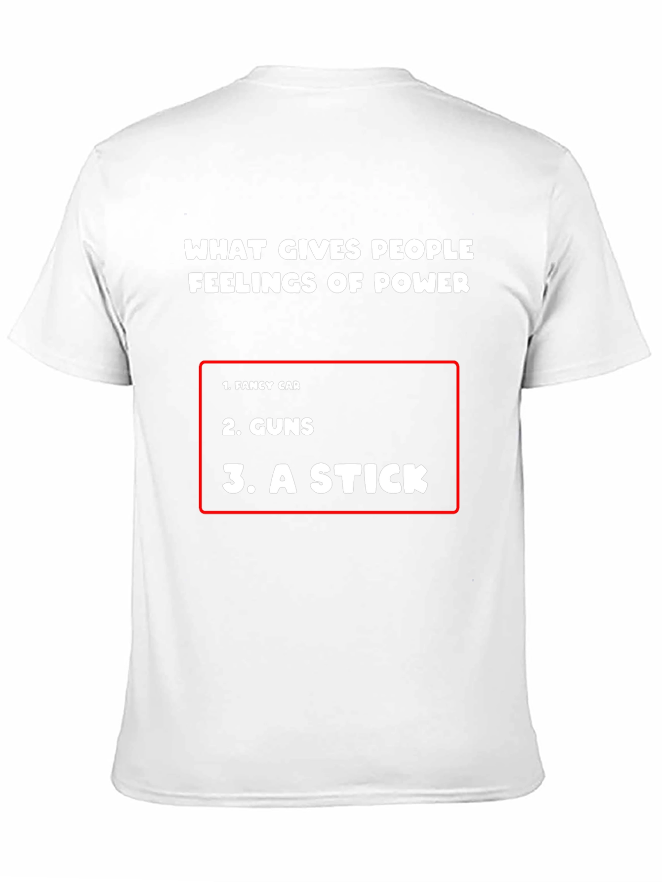 Funny Power List T-Shirt