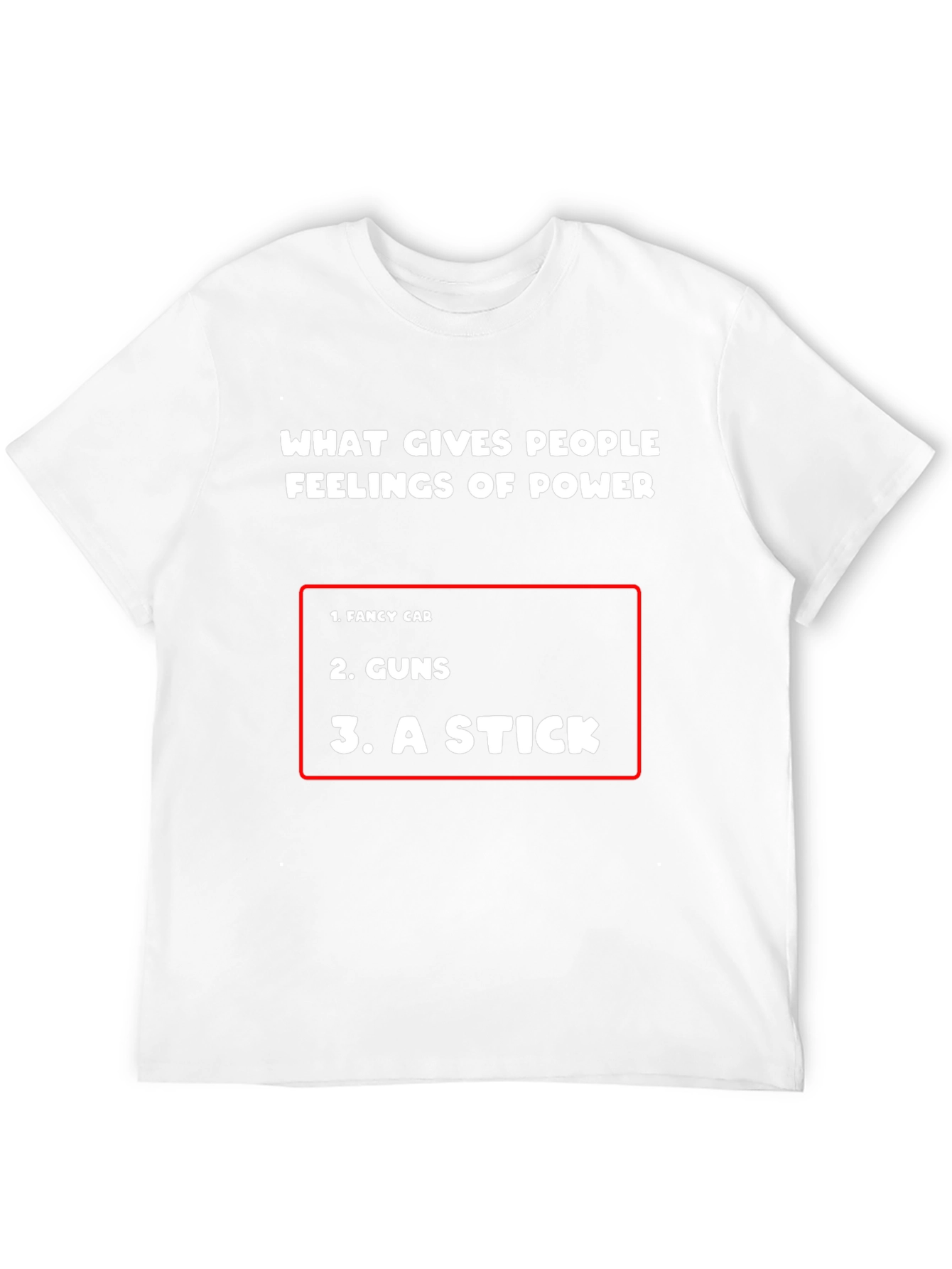 Funny Power List T-Shirt