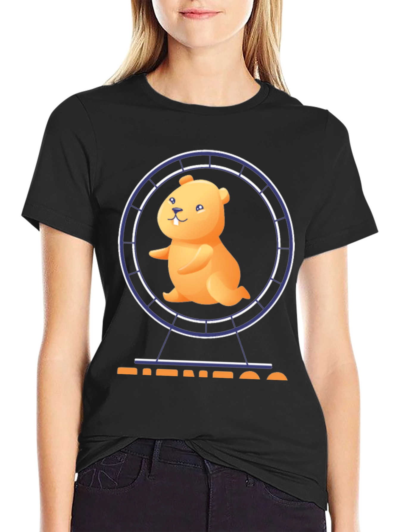 Hamster Wheel T-Shirt - Funny Fitness Tee