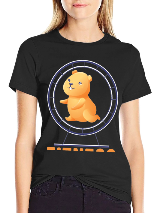 Hamster Wheel T-Shirt - Funny Fitness Tee