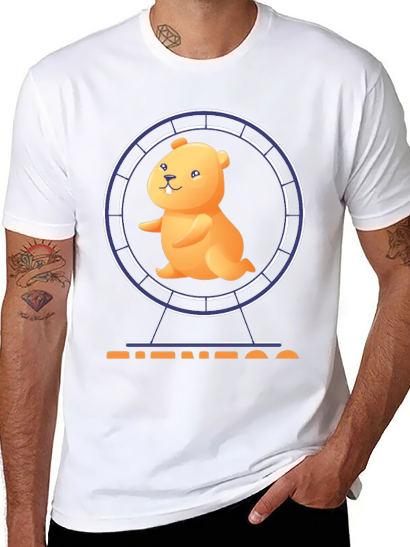 Hamster Wheel T-Shirt - Funny Fitness Tee