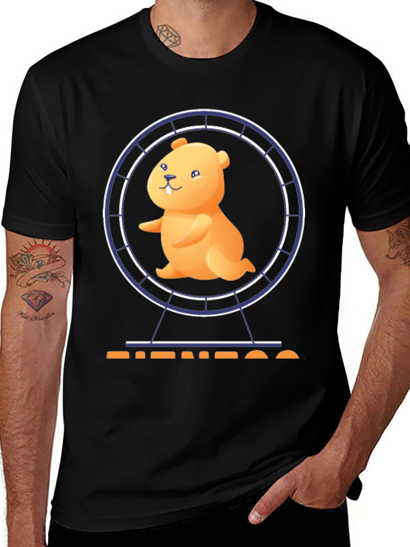 Hamster Wheel T-Shirt - Funny Fitness Tee