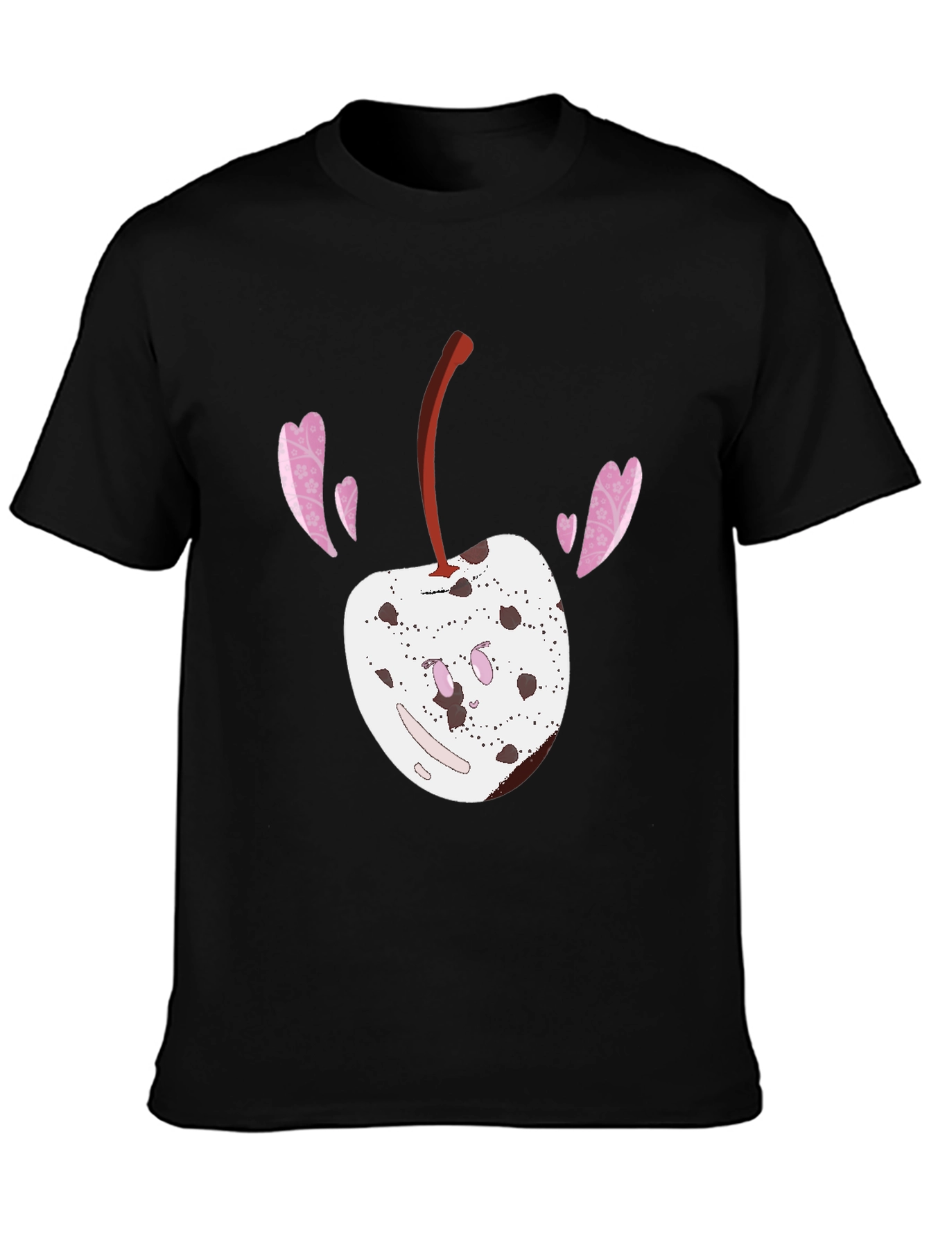 Cherry Love Black T-Shirt