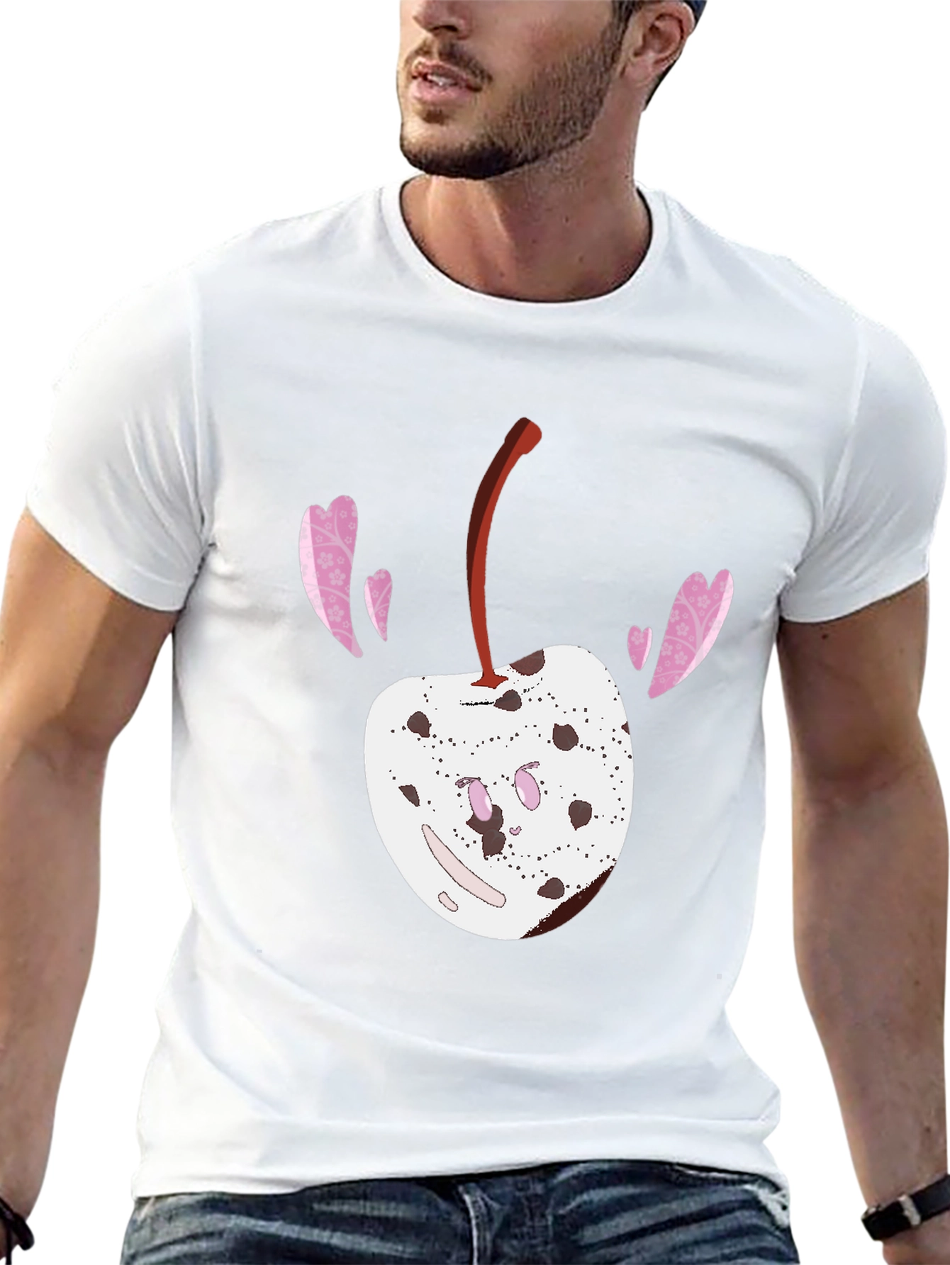 Cherry Love Black T-Shirt