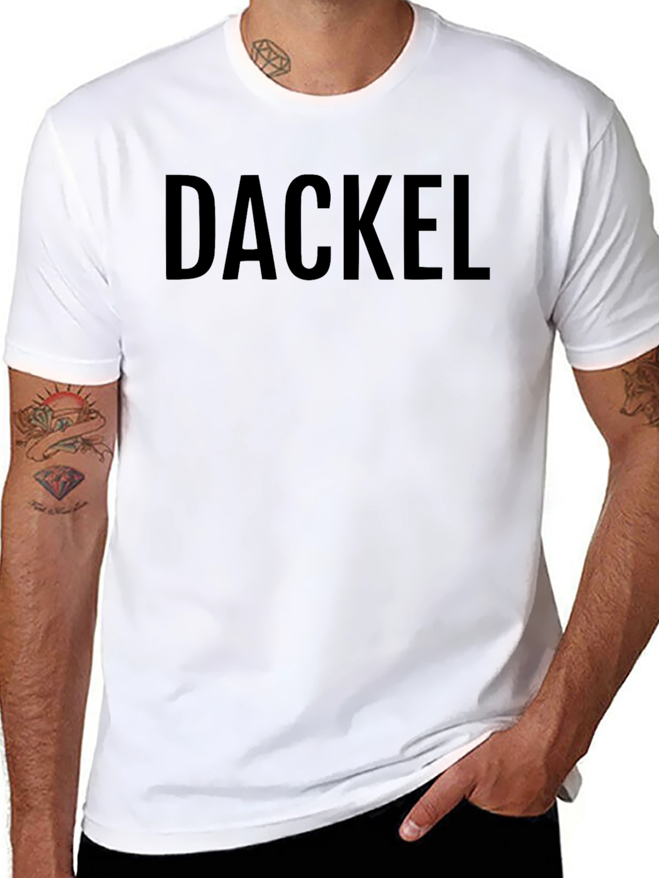 Dackel Graphic Tee - Classic Black T-Shirt