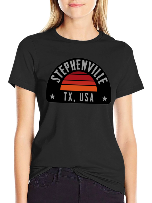 Stephenville TX USA Retro Graphic T-Shirt