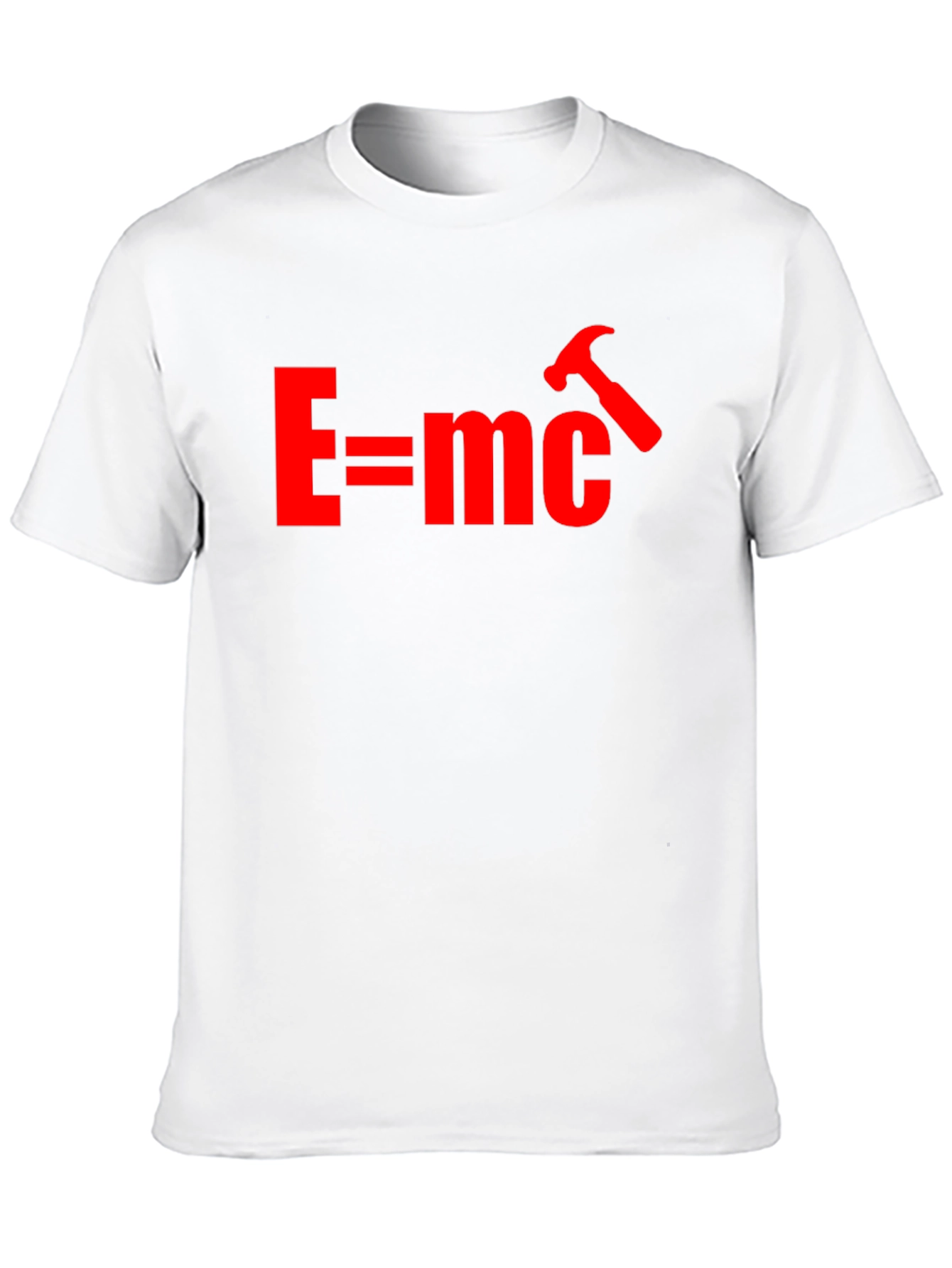 Funny Physics T-Shirt - E=mc Hammer