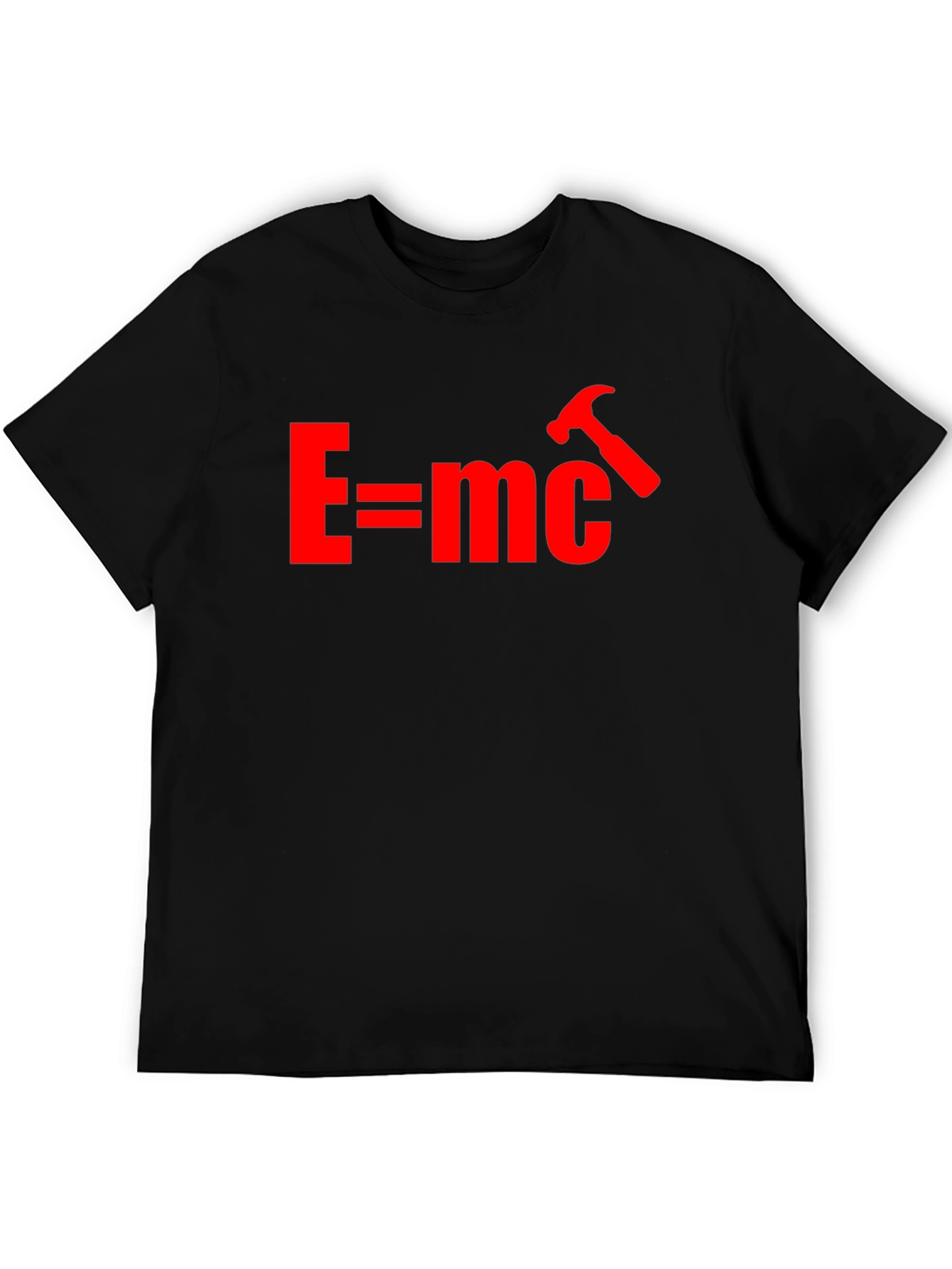 Funny Physics T-Shirt - E=mc Hammer
