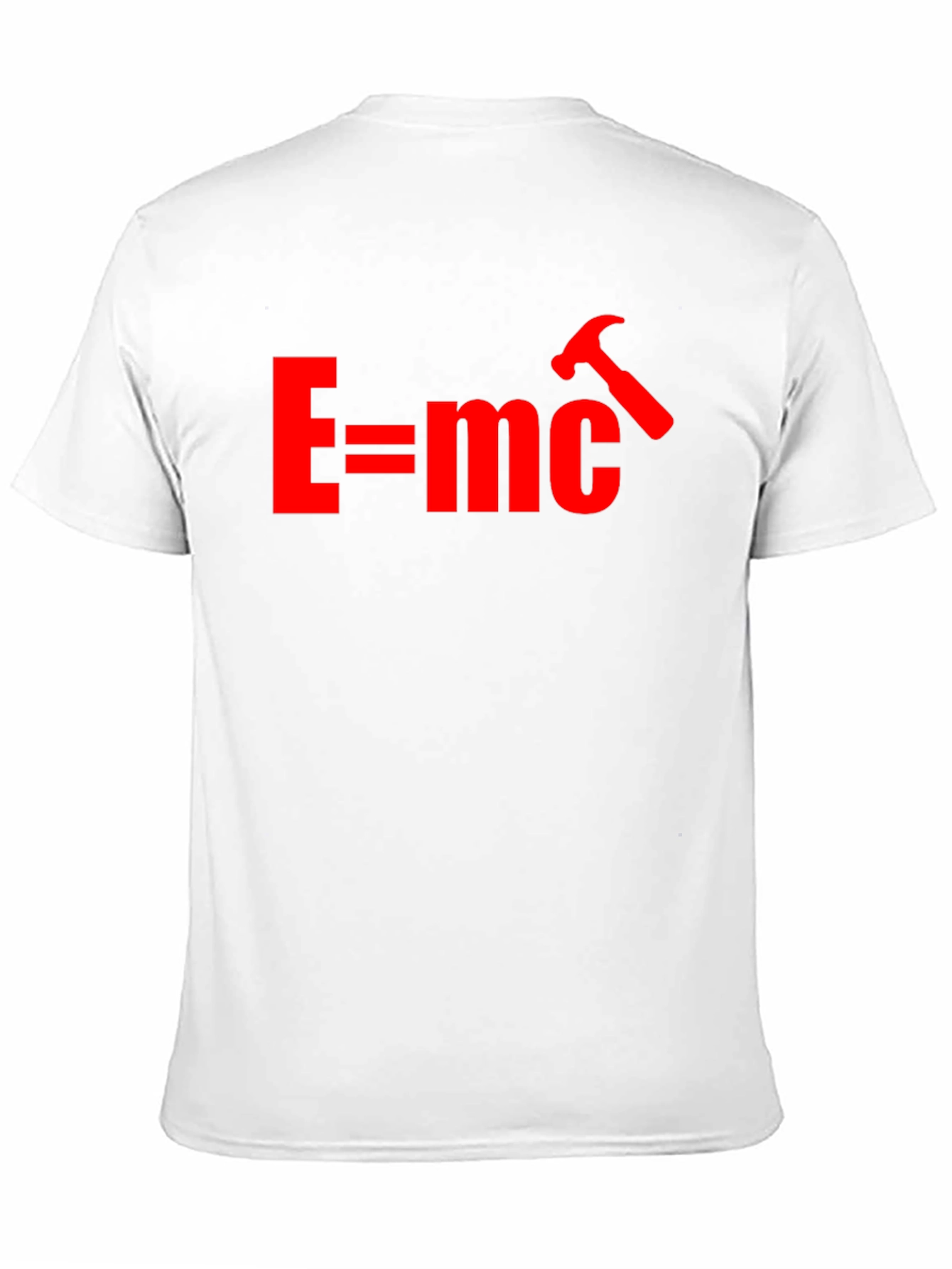 Funny Physics T-Shirt - E=mc Hammer