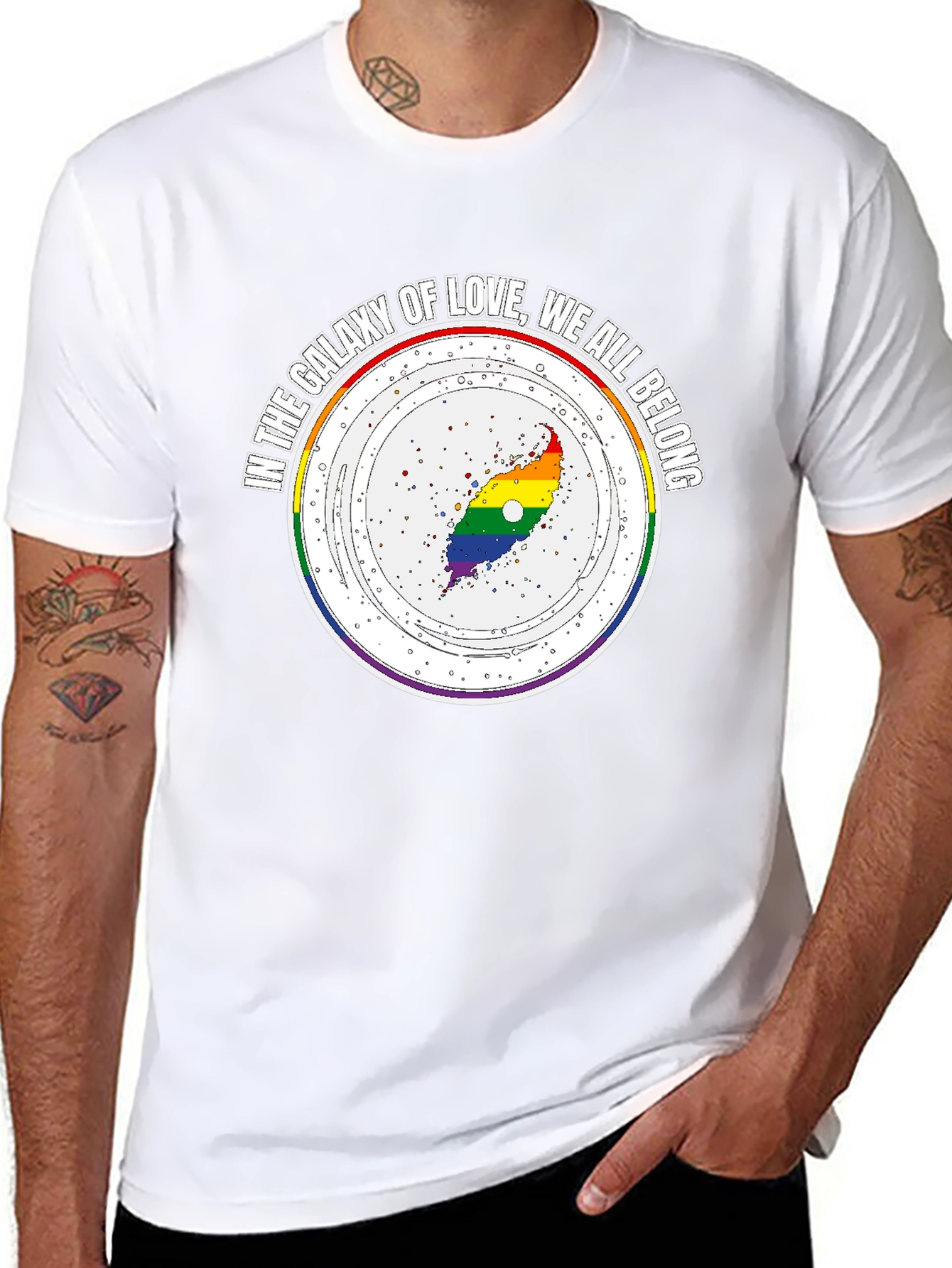 Galaxy of Love LGBTQ+ Pride T-Shirt