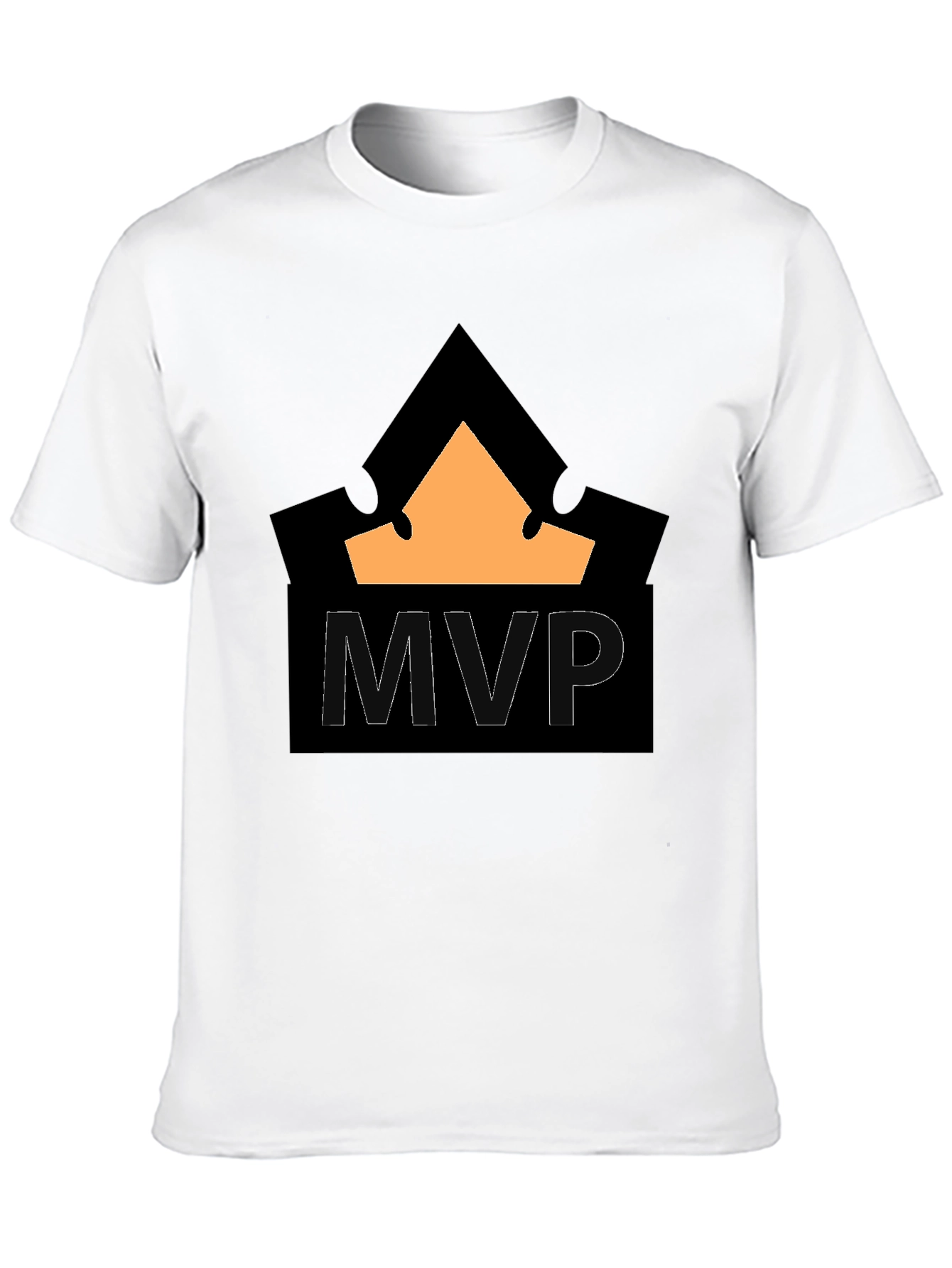 MVP Crown T-Shirt - Black Cotton Blend