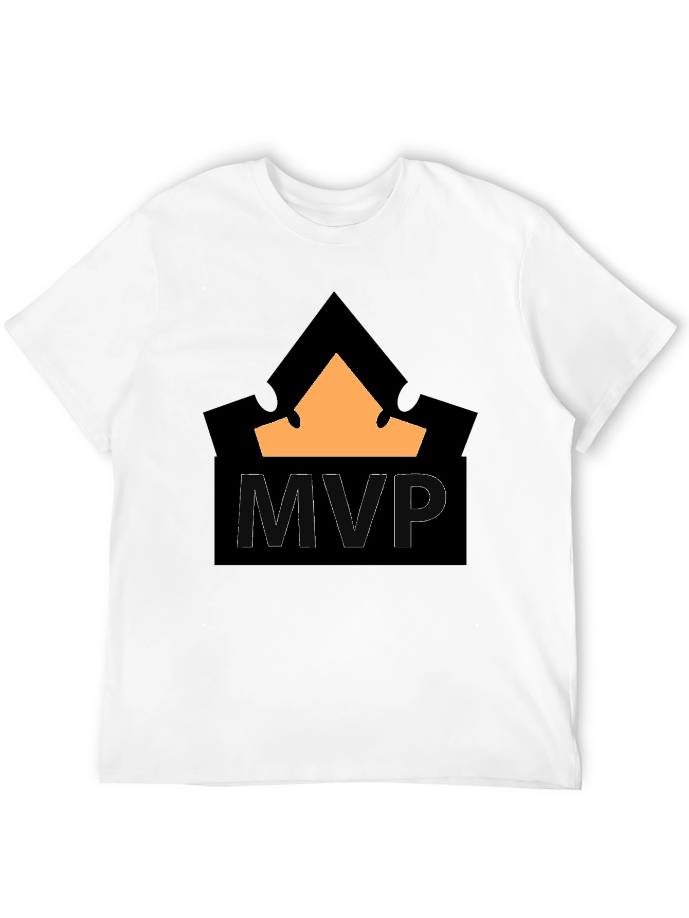 MVP Crown T-Shirt - Black Cotton Blend