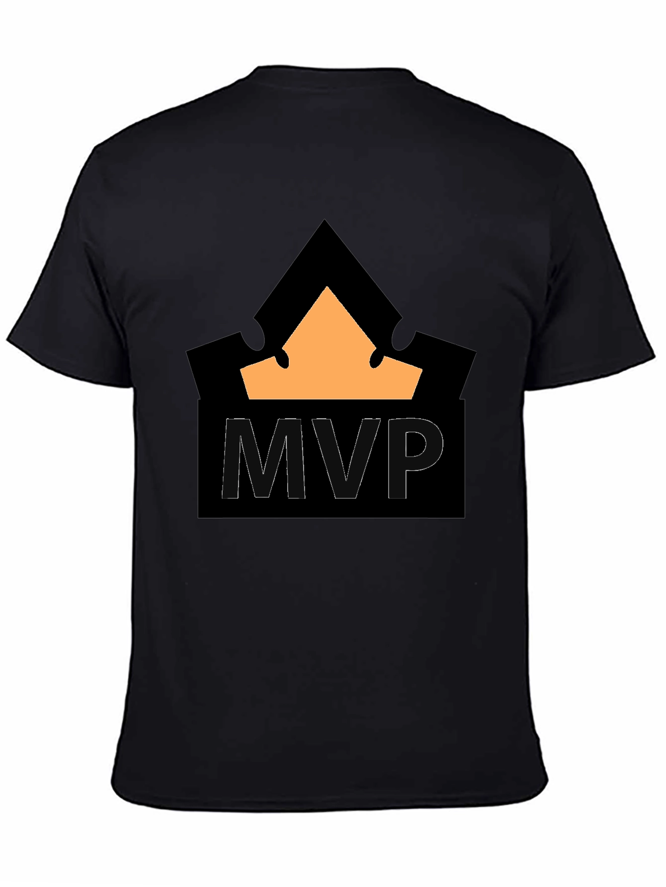 MVP Crown T-Shirt - Black Cotton Blend
