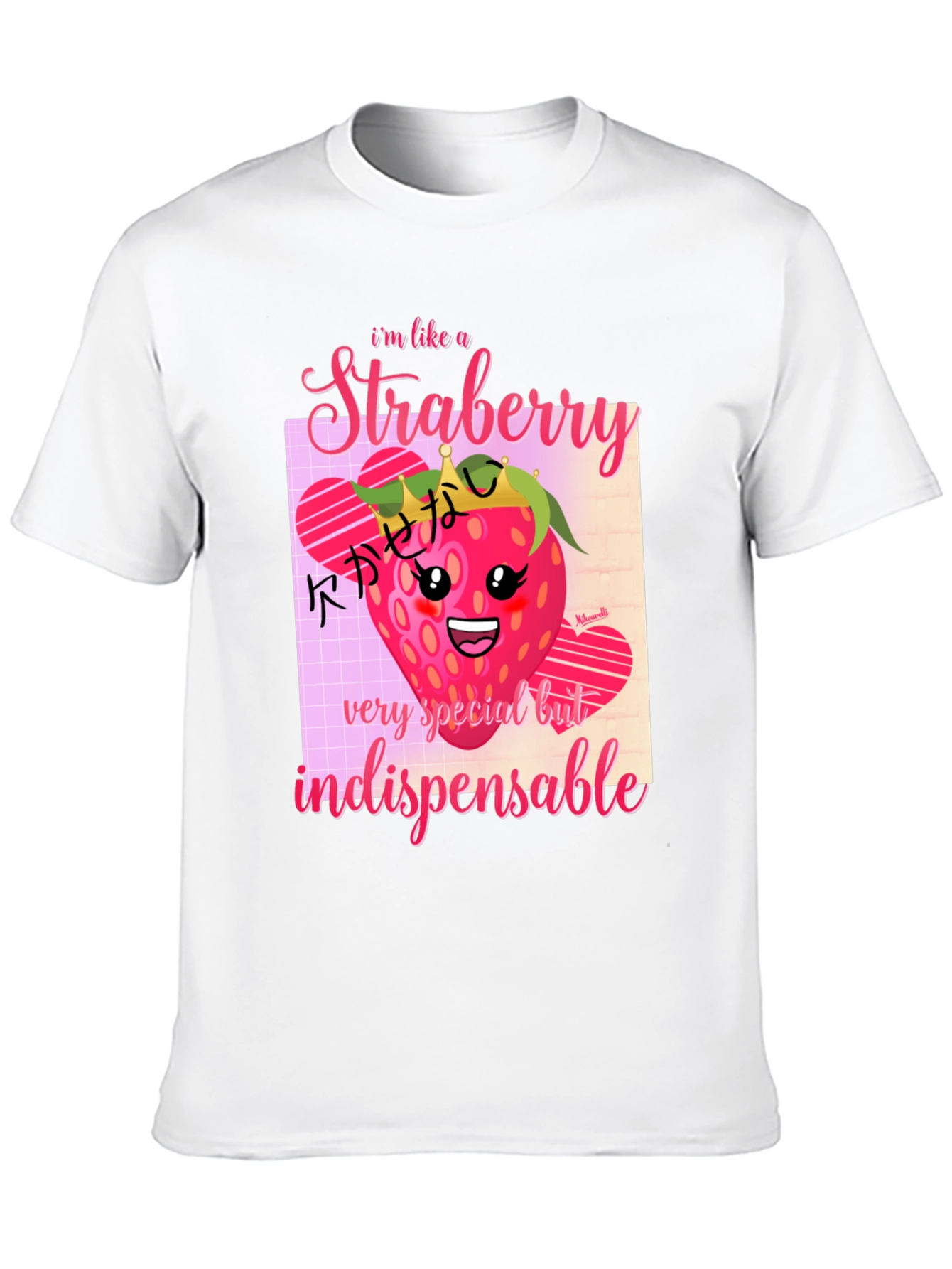 Strawberry Kawaii T-Shirt - Cute & Indispensable