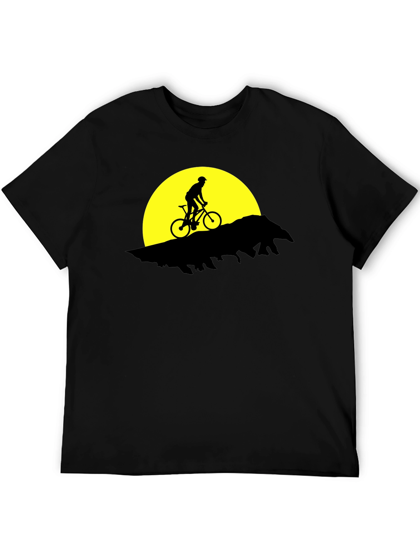 Mountain Biker Silhouette T-Shirt - Adventure Ready