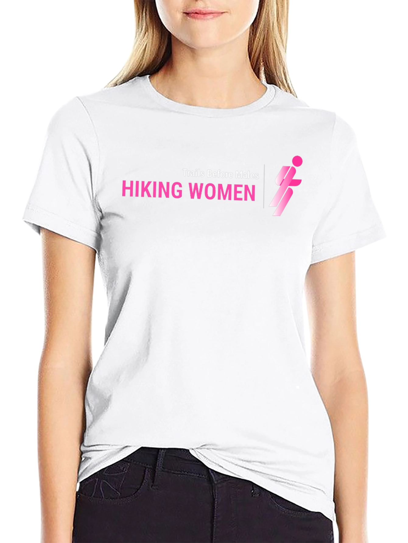 Hiking Women Graphic T-Shirt - Trails Before Males