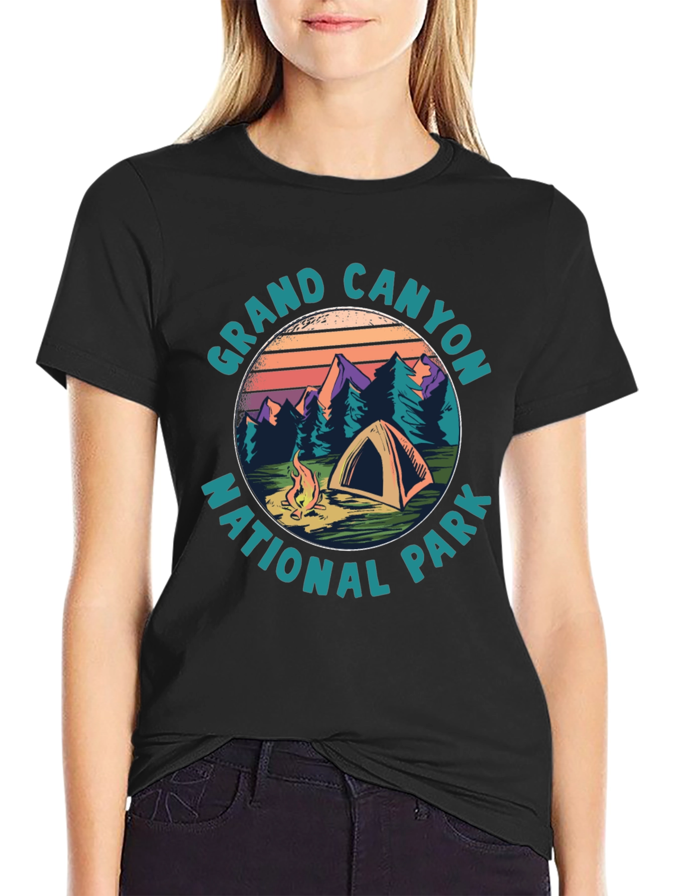 Grand Canyon National Park Camping T-Shirt