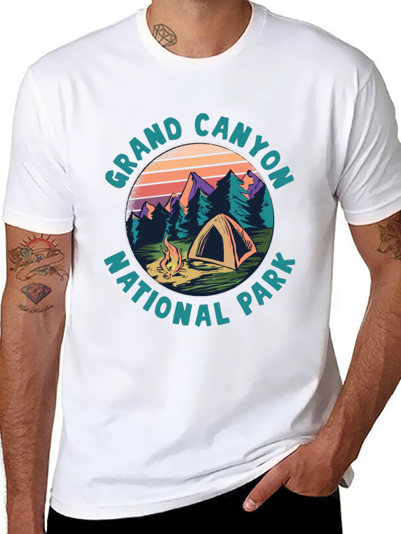 Grand Canyon National Park Camping T-Shirt