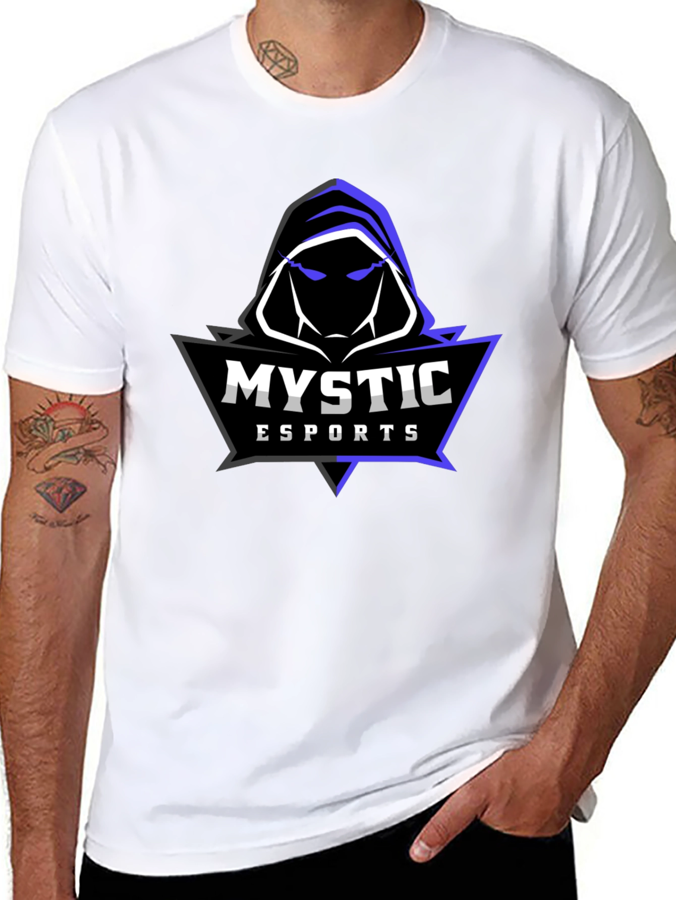 Mystic Esports Black T-Shirt - Gamer Apparel