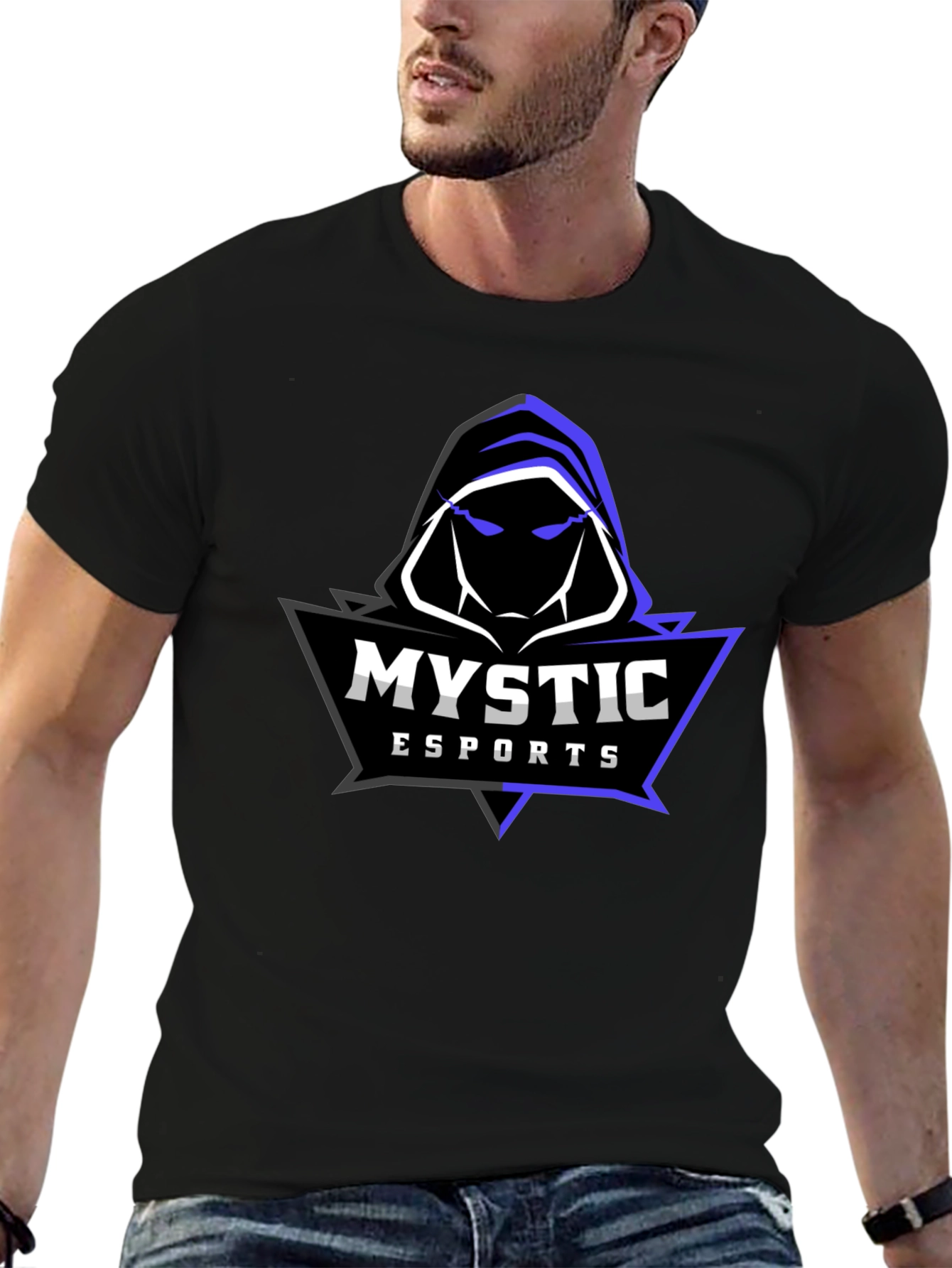 Mystic Esports Black T-Shirt - Gamer Apparel