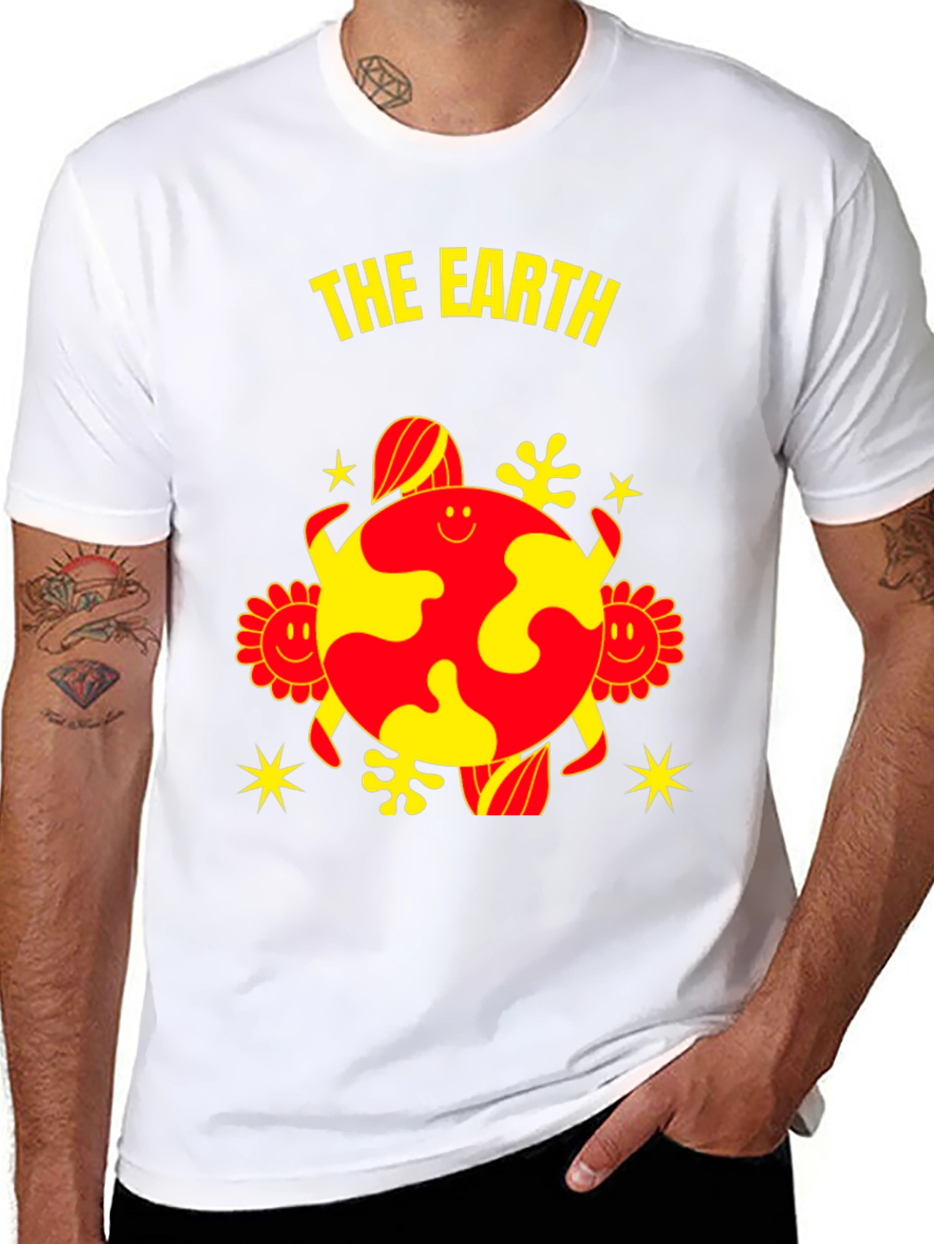 The Earth Graphic T-Shirt - Fun & Unique Design