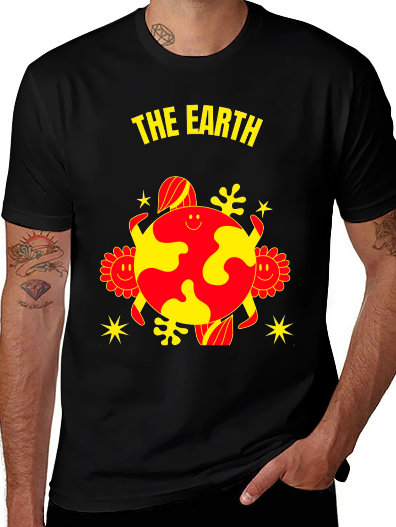 The Earth Graphic T-Shirt - Fun & Unique Design