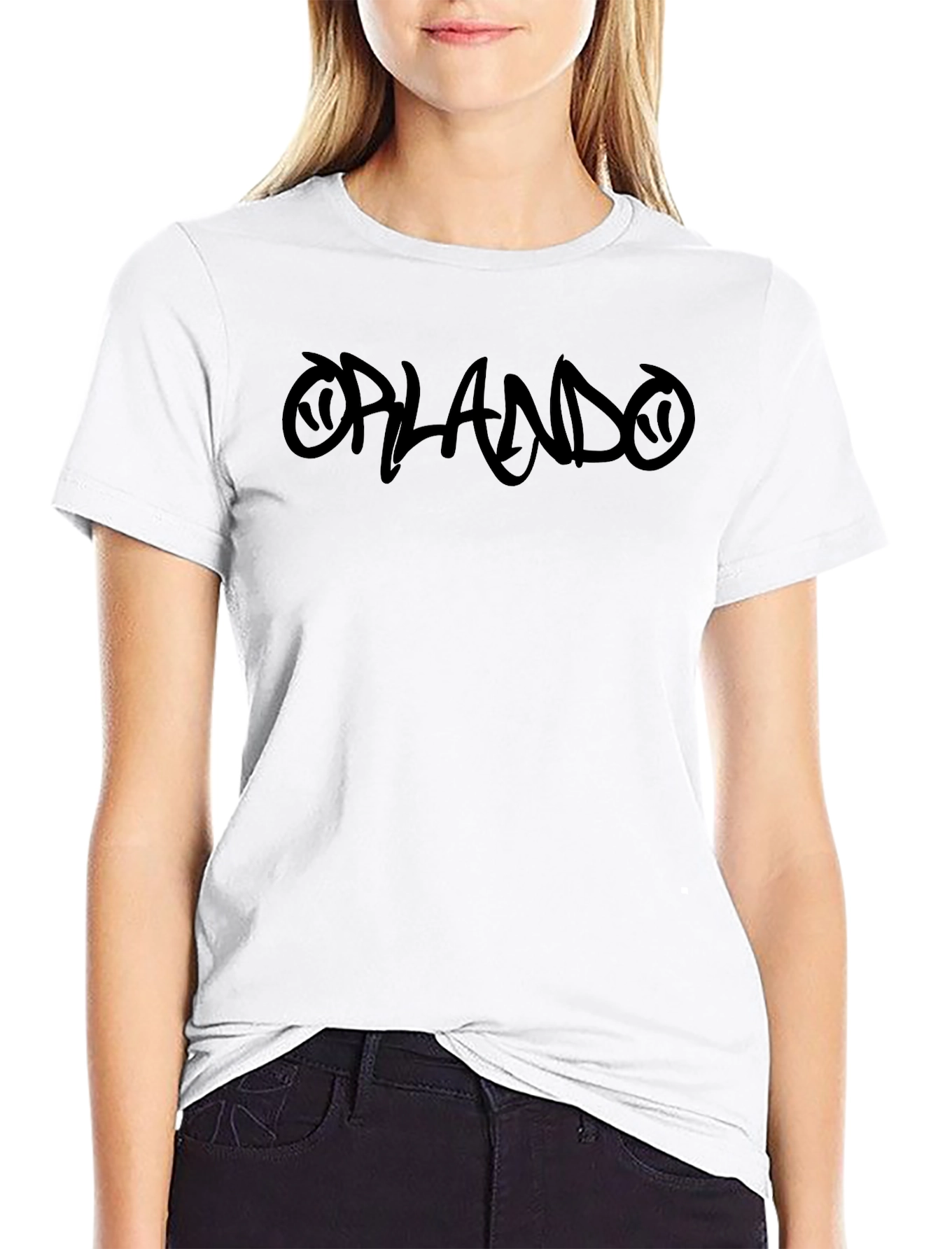 Orlando Graphic Tee - Black T-Shirt