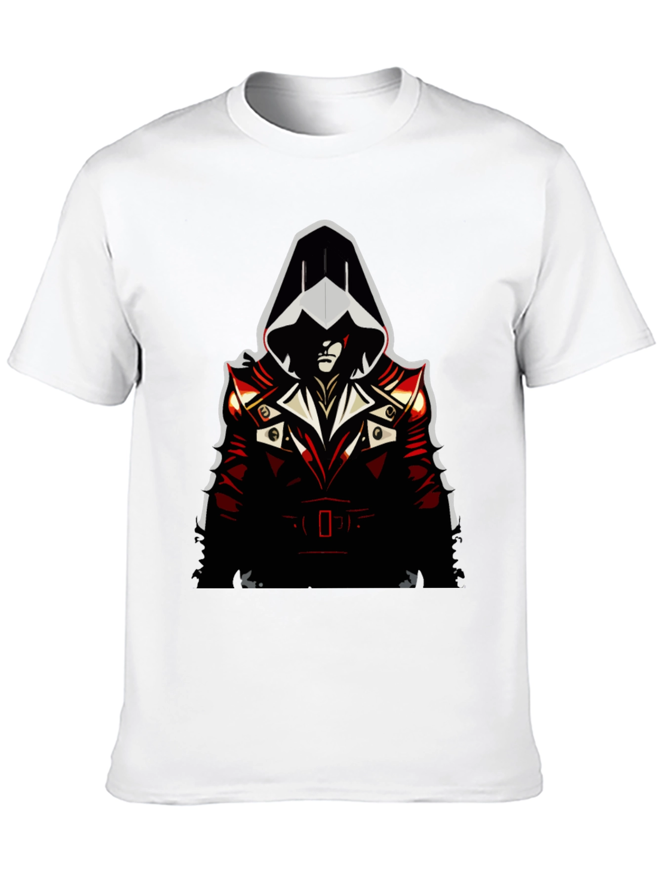 Assassin Style Graphic Tee - Black