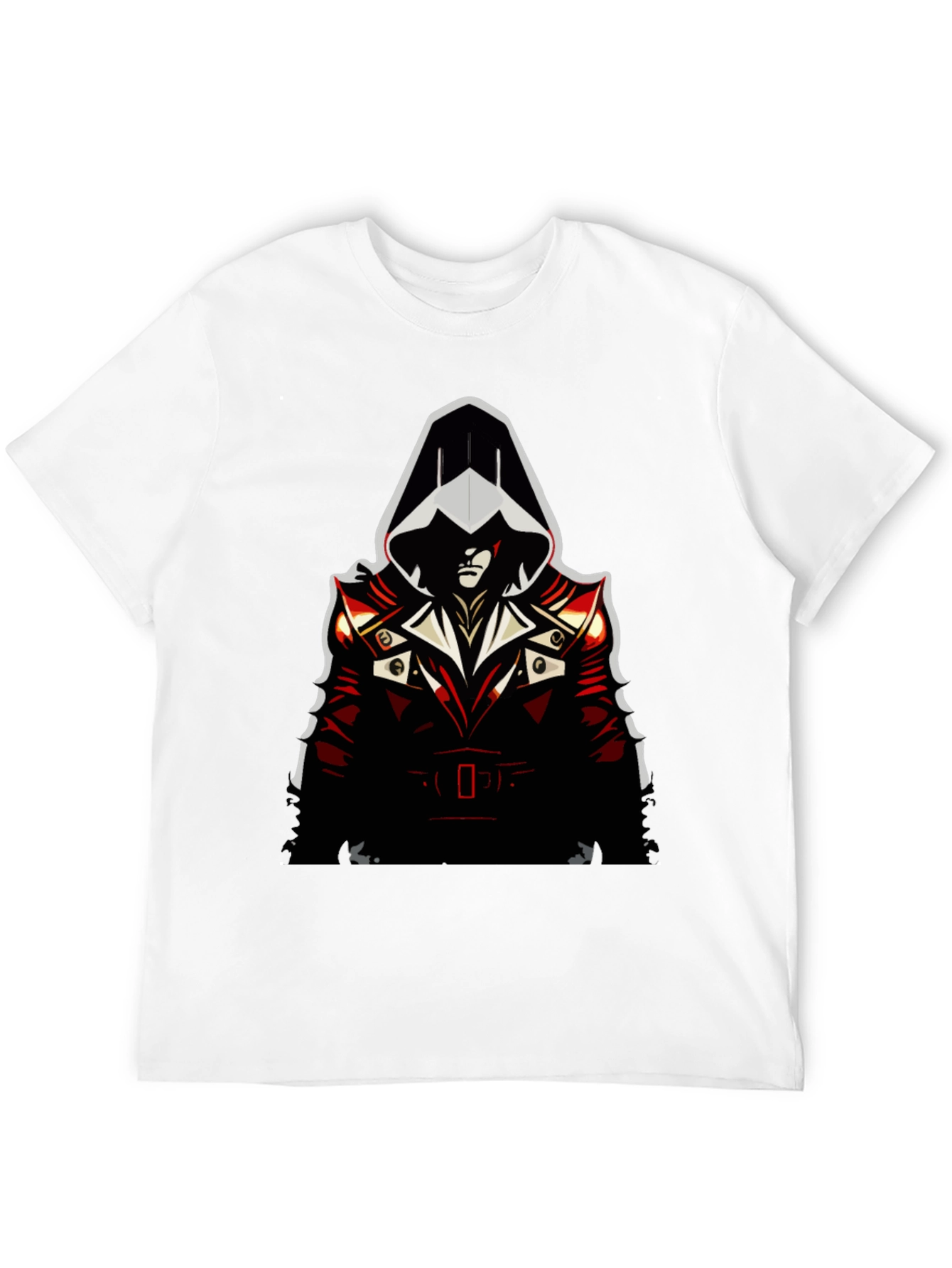 Assassin Style Graphic Tee - Black