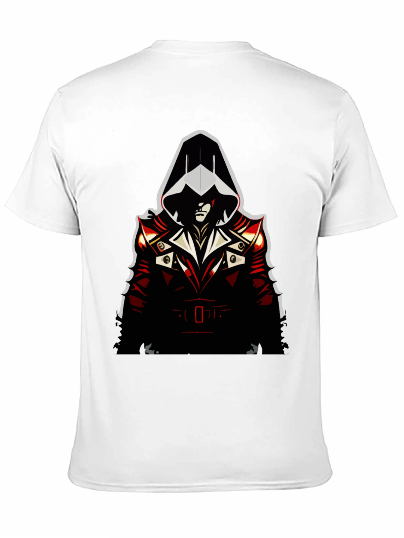 Assassin Style Graphic Tee - Black