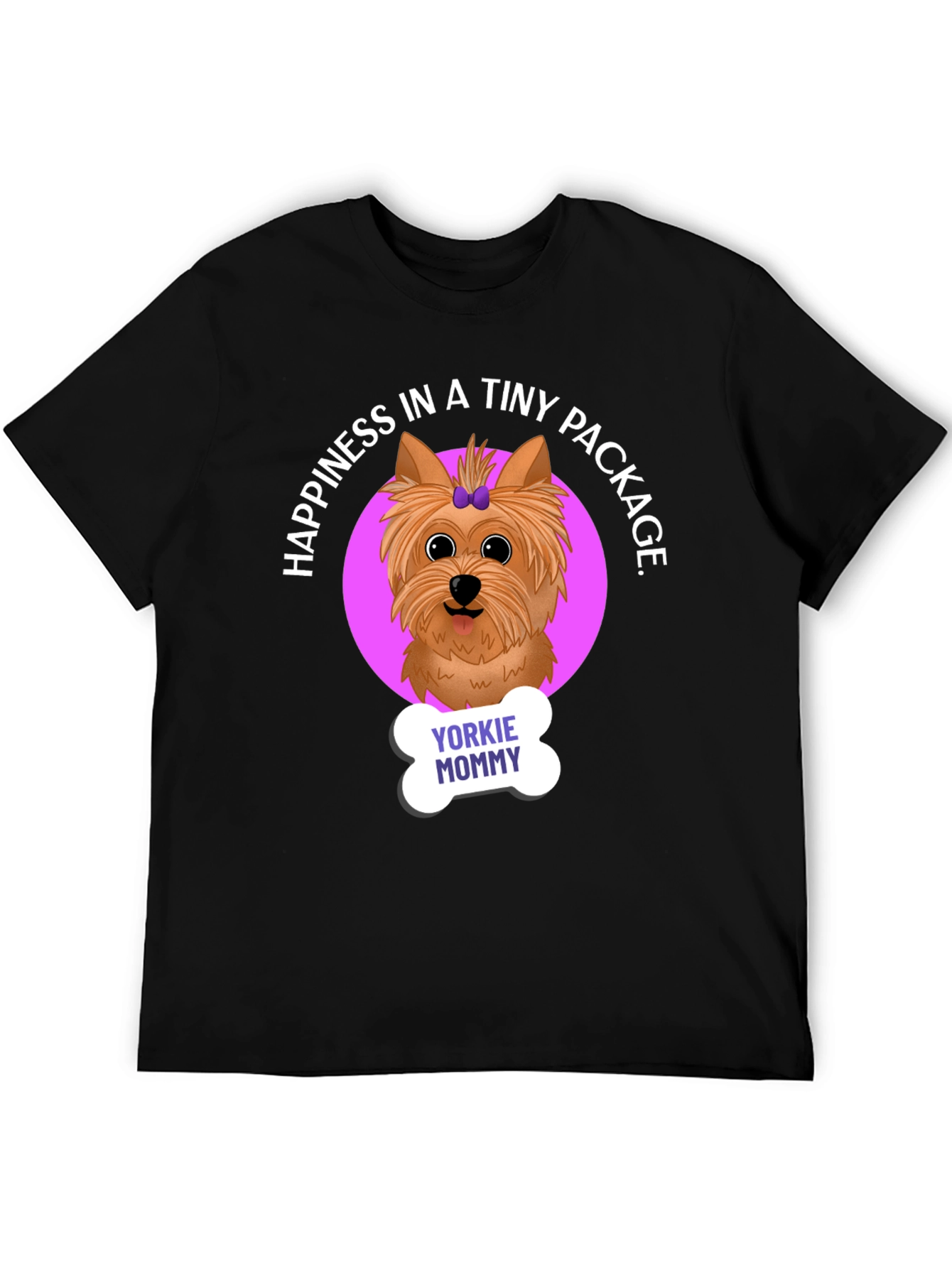 Yorkie Mommy T-Shirt: Happiness in a Tiny Package