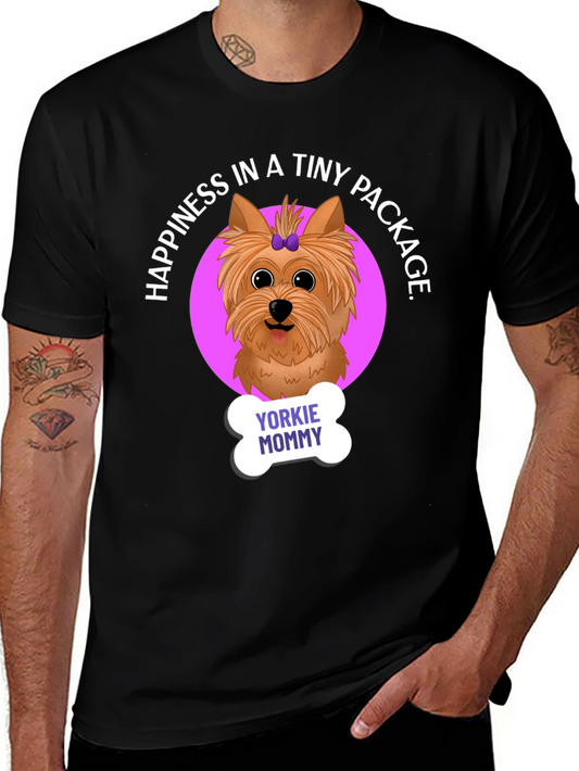 Yorkie Mommy T-Shirt: Happiness in a Tiny Package