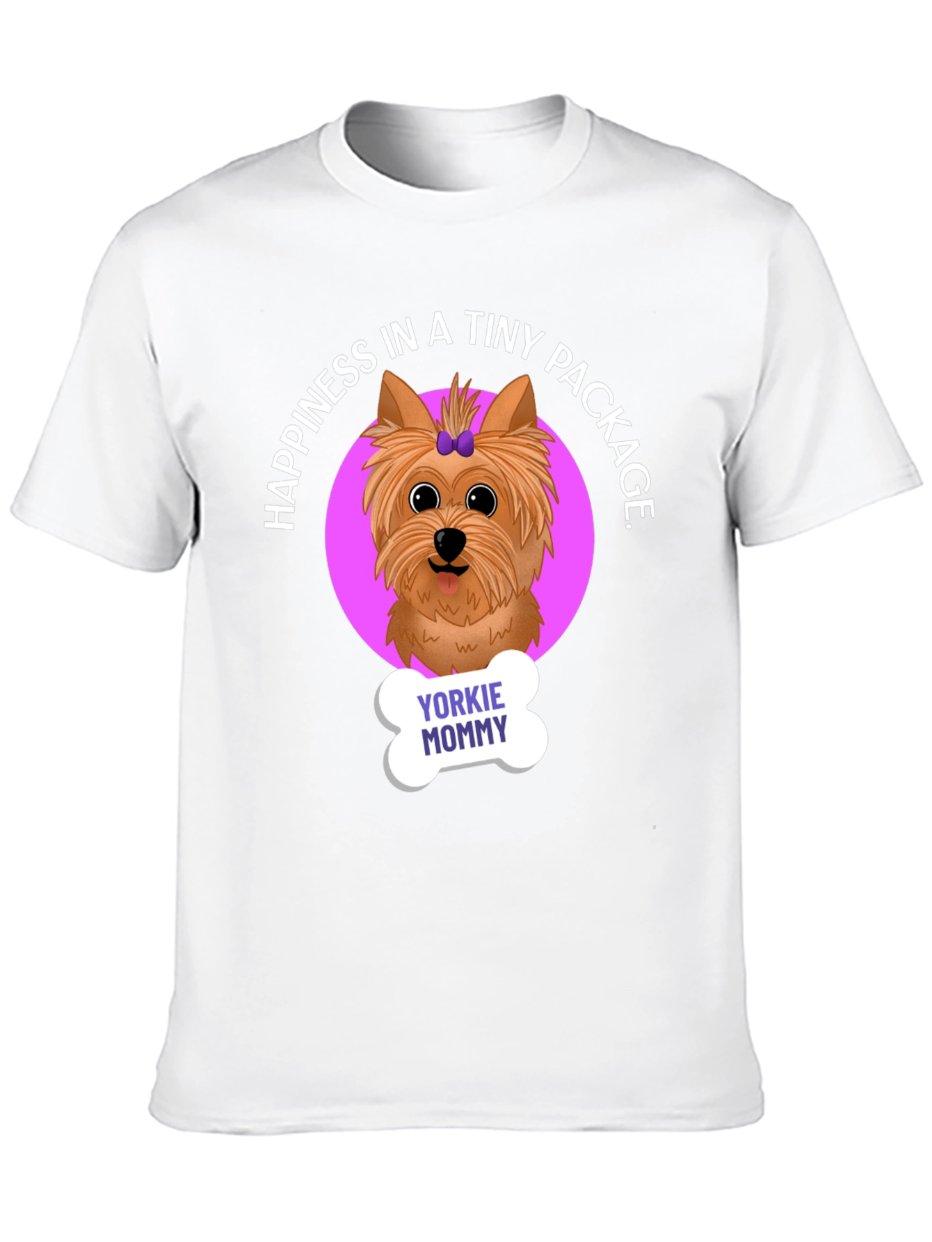 Yorkie Mommy T-Shirt: Happiness in a Tiny Package