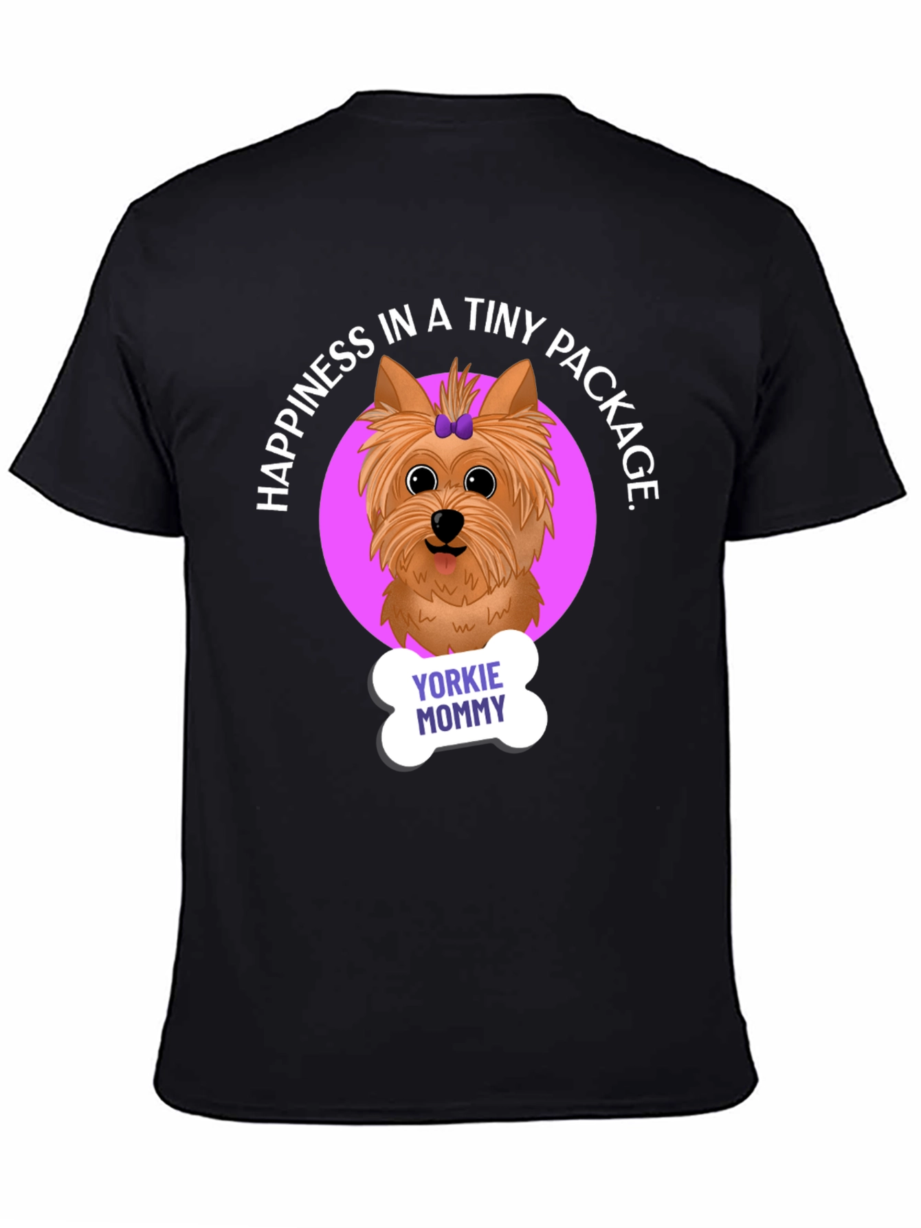 Yorkie Mommy T-Shirt: Happiness in a Tiny Package