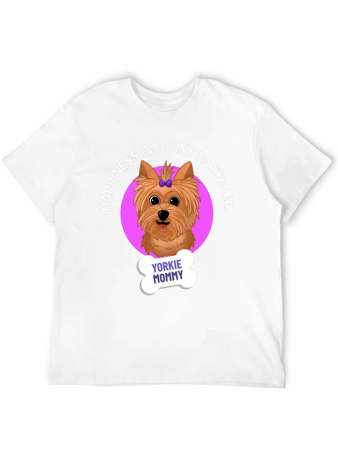 Yorkie Mommy T-Shirt: Happiness in a Tiny Package