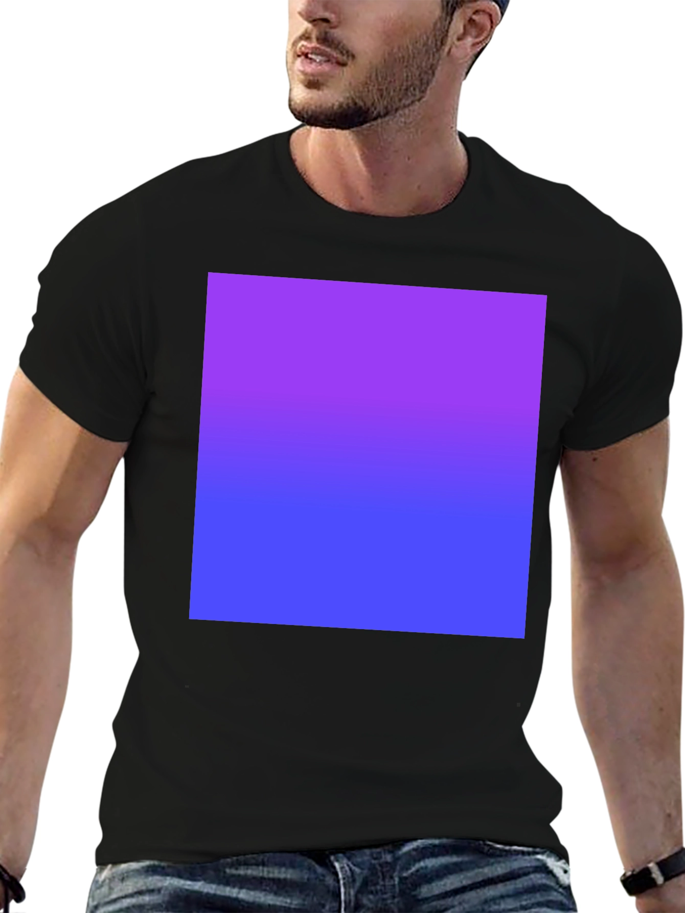 Gradient T-Shirt - Purple to Blue