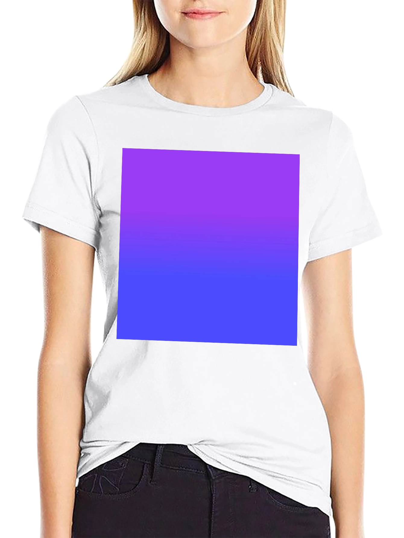 Gradient T-Shirt - Purple to Blue
