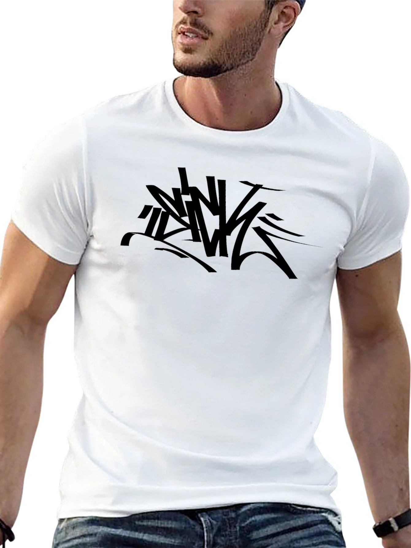 Black Graphic Tee - Modern Streetwear