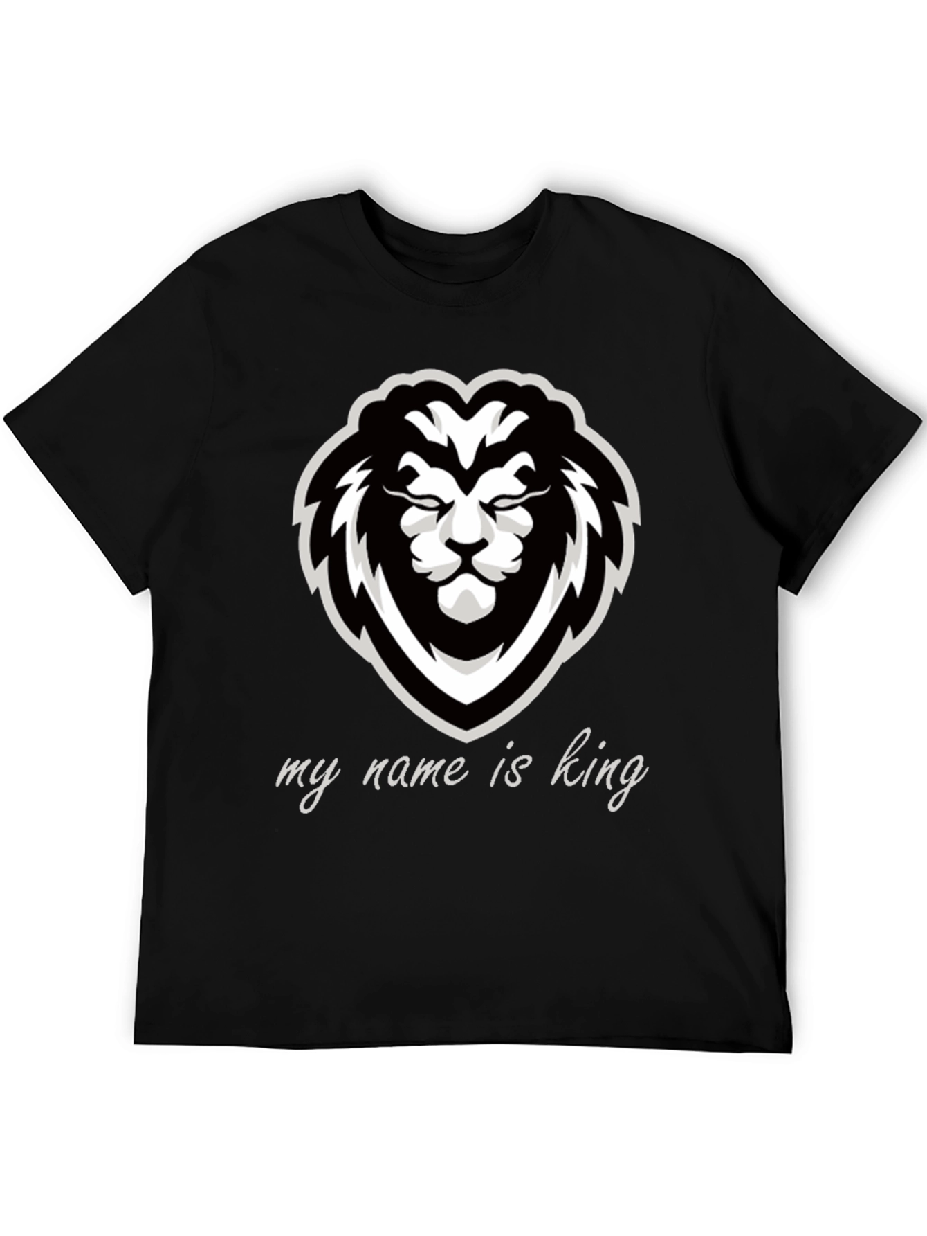 King Lion Graphic Tee - Black
